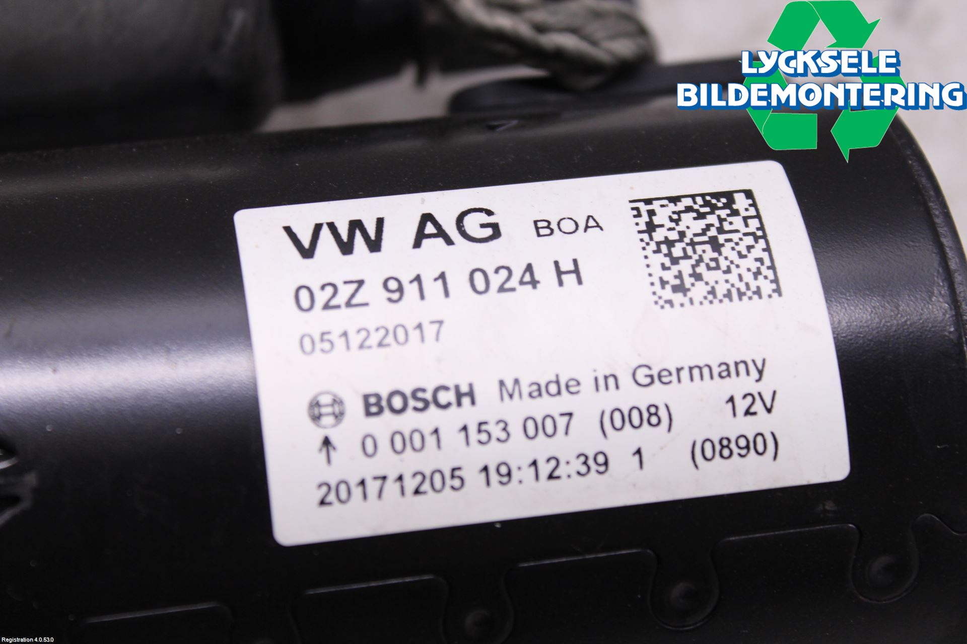 Volkswagen VW TRANSP/CARAVELLE (T6) 16-22 Startmotor Diesel