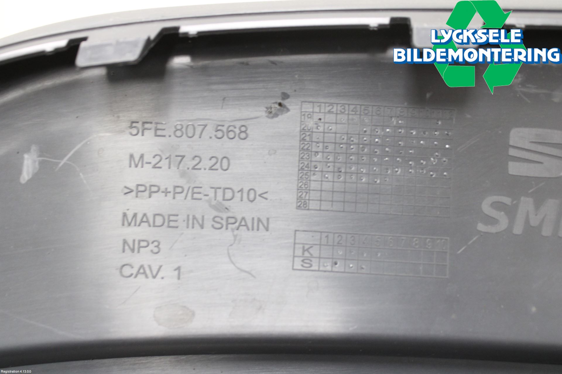 Seat LEON 20- Spoiler Bak