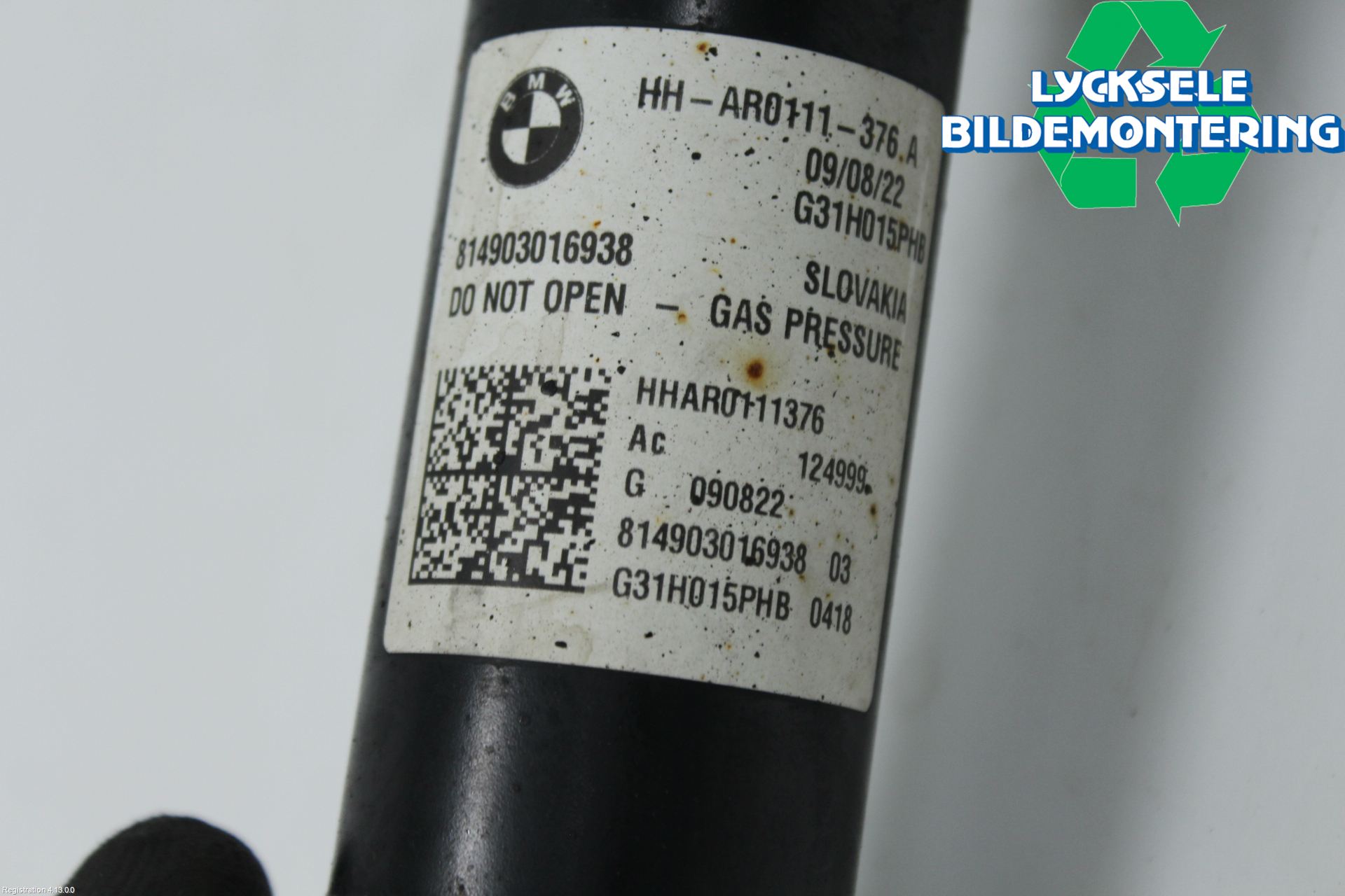 BMW 5 G30/G31/F90 17-23 Fjäderben Bak Vänster