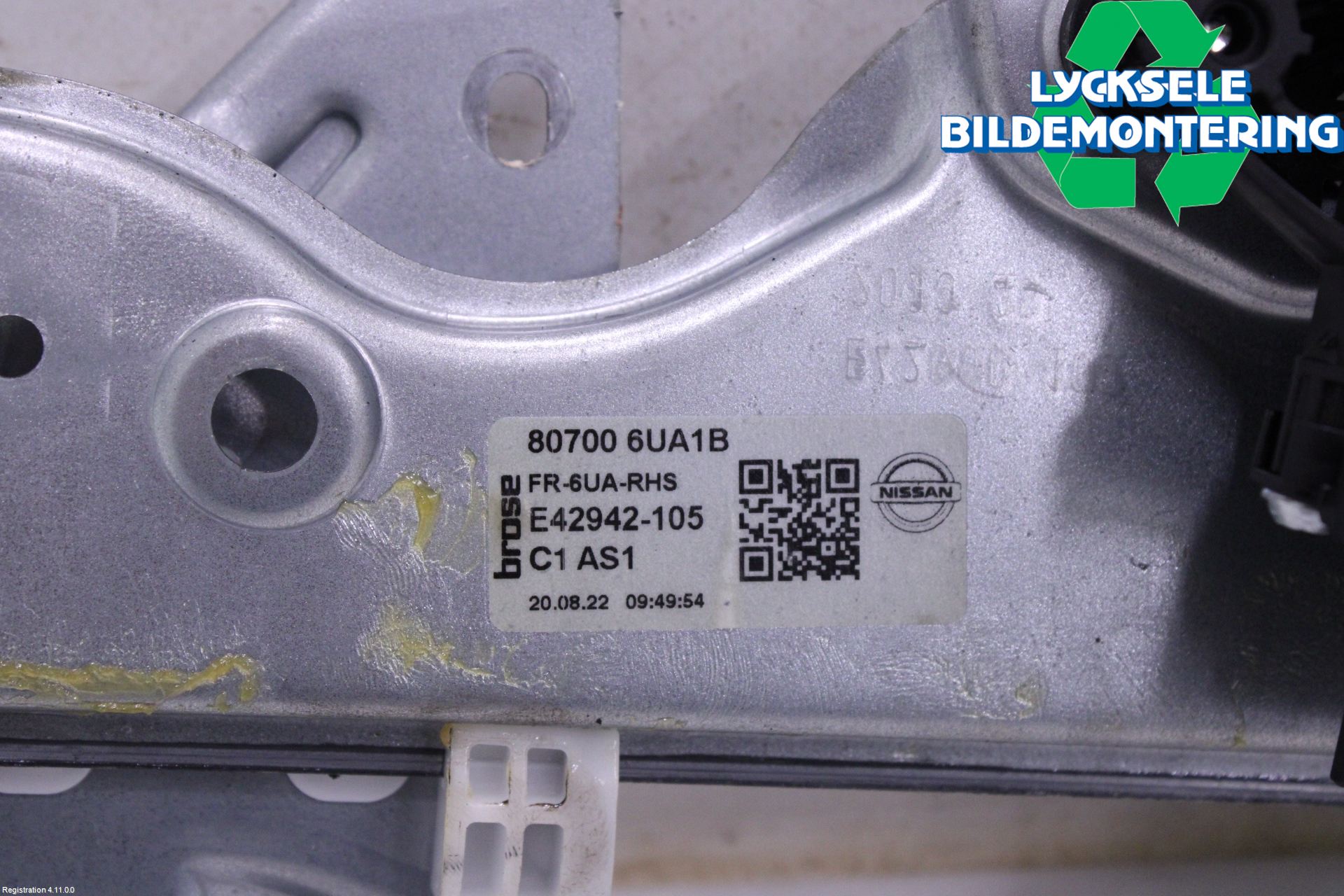 Nissan QASHQAI 21- Fönsterhiss El Kompl