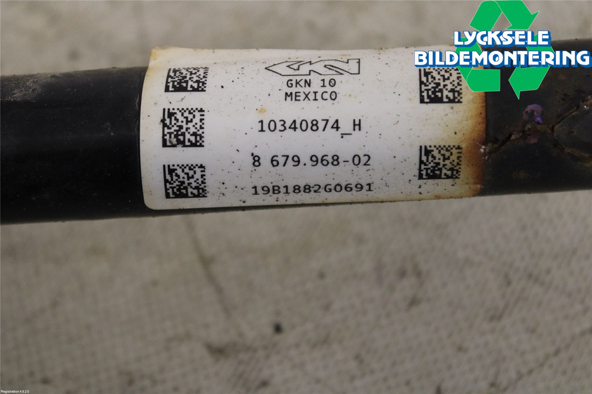 BMW X3 G01 18- Drivaxel Bak Höger