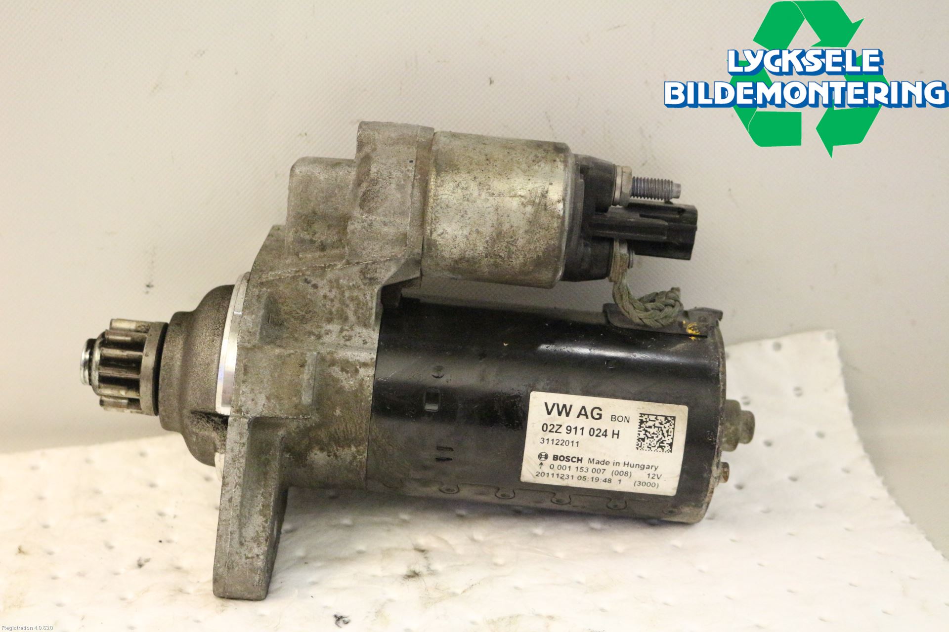 Volkswagen VW GOLF VI 09-13 Startmotor Diesel