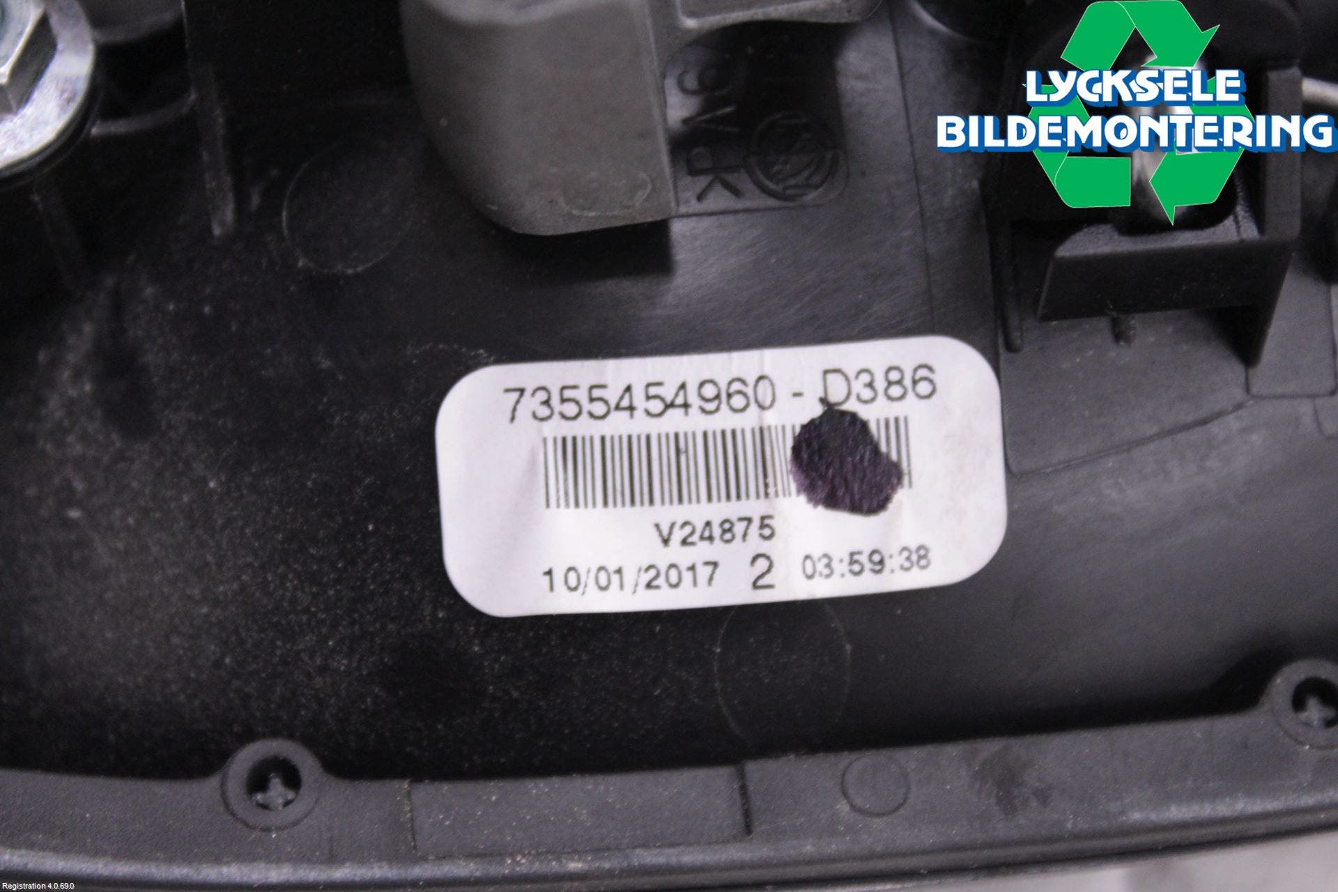 Opel COMBO D 12-18 Dörrhandtag Yttre Hö