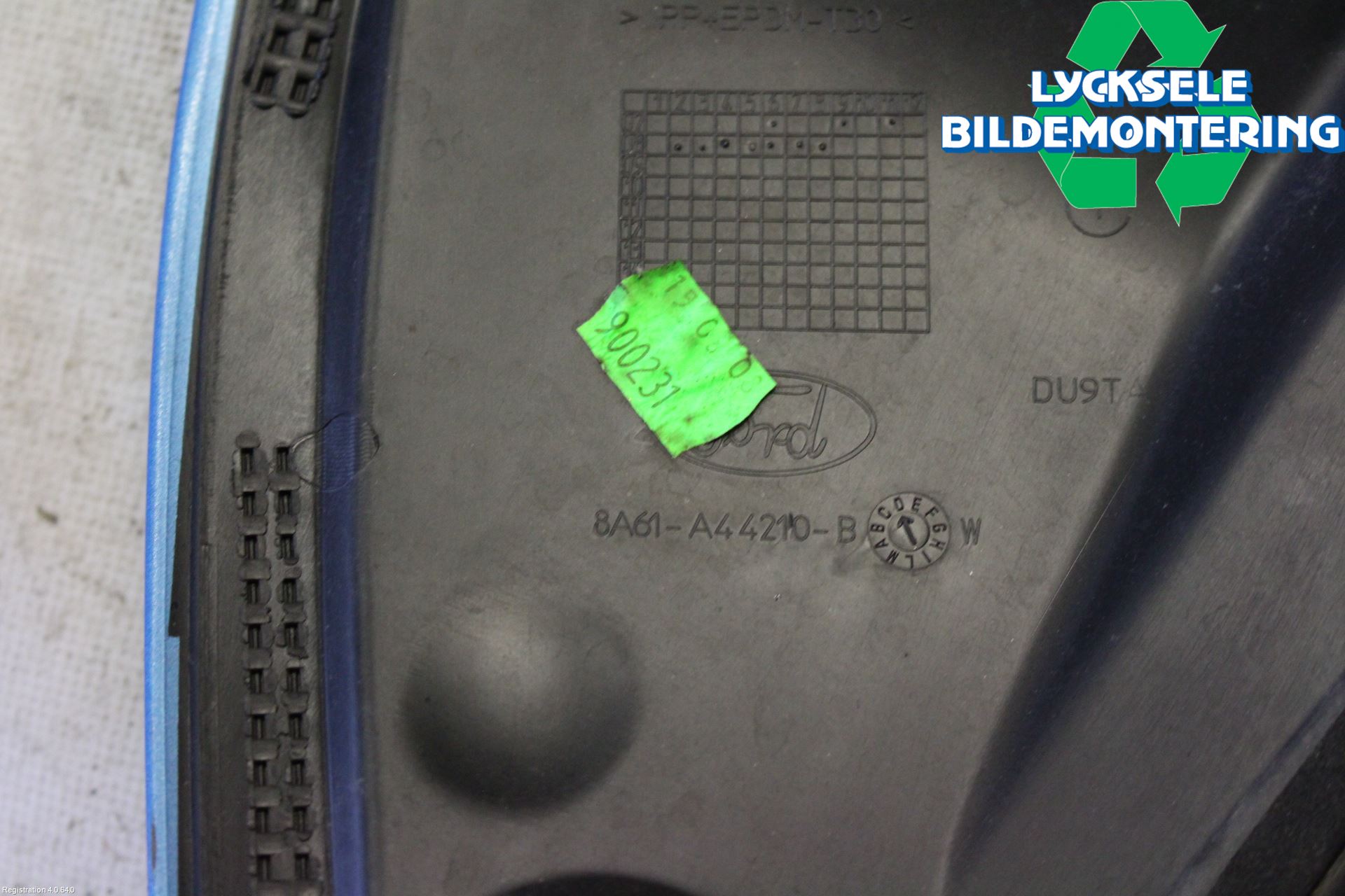 Ford FIESTA 09-12 Spoiler Baklucka