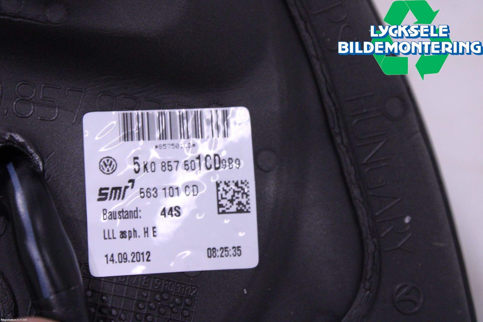 Volkswagen VW GOLF VI 09-13 Spegel Yttre El Vä