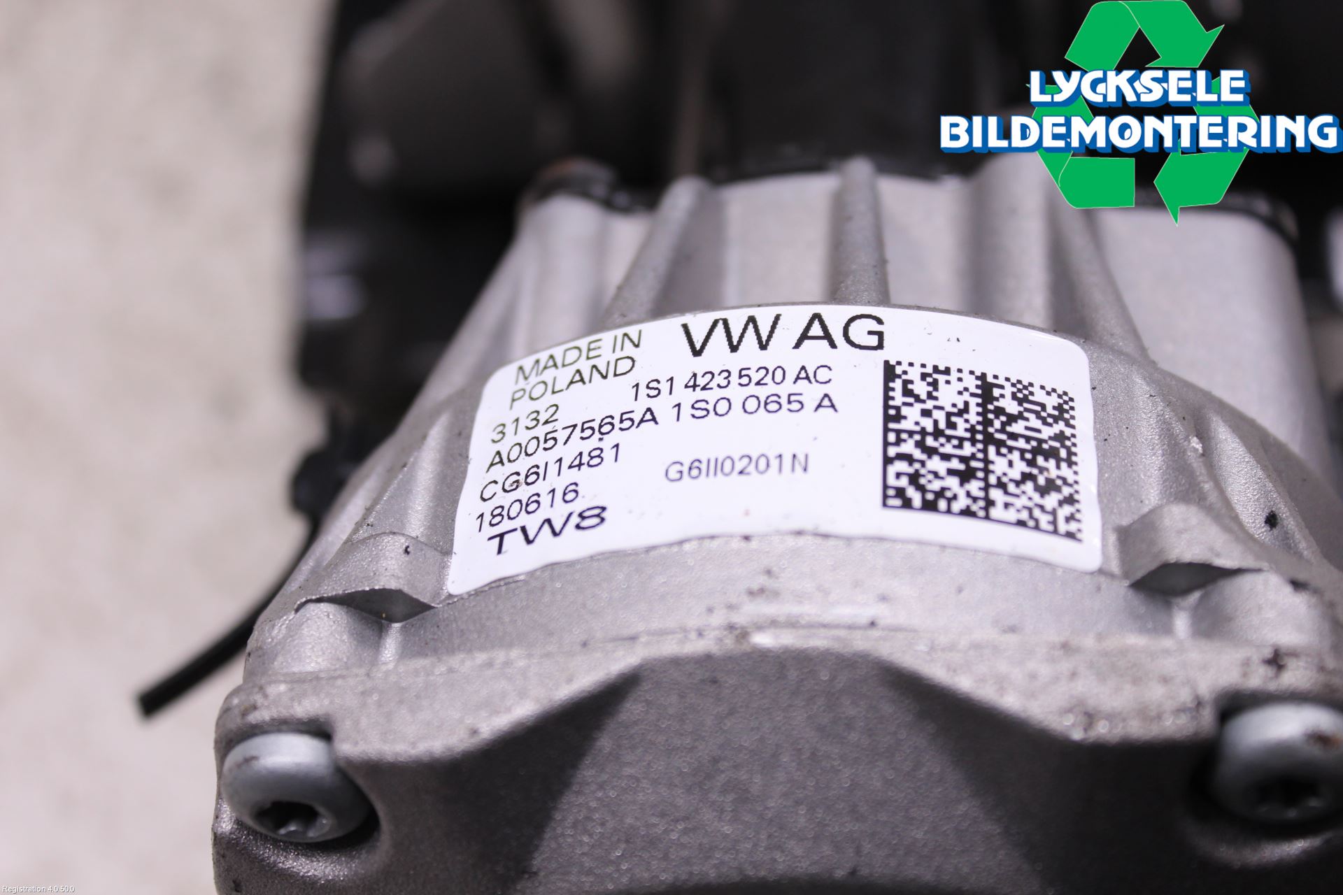 Volkswagen VW UP! / E-UP! Rattaxelagg Justerbart