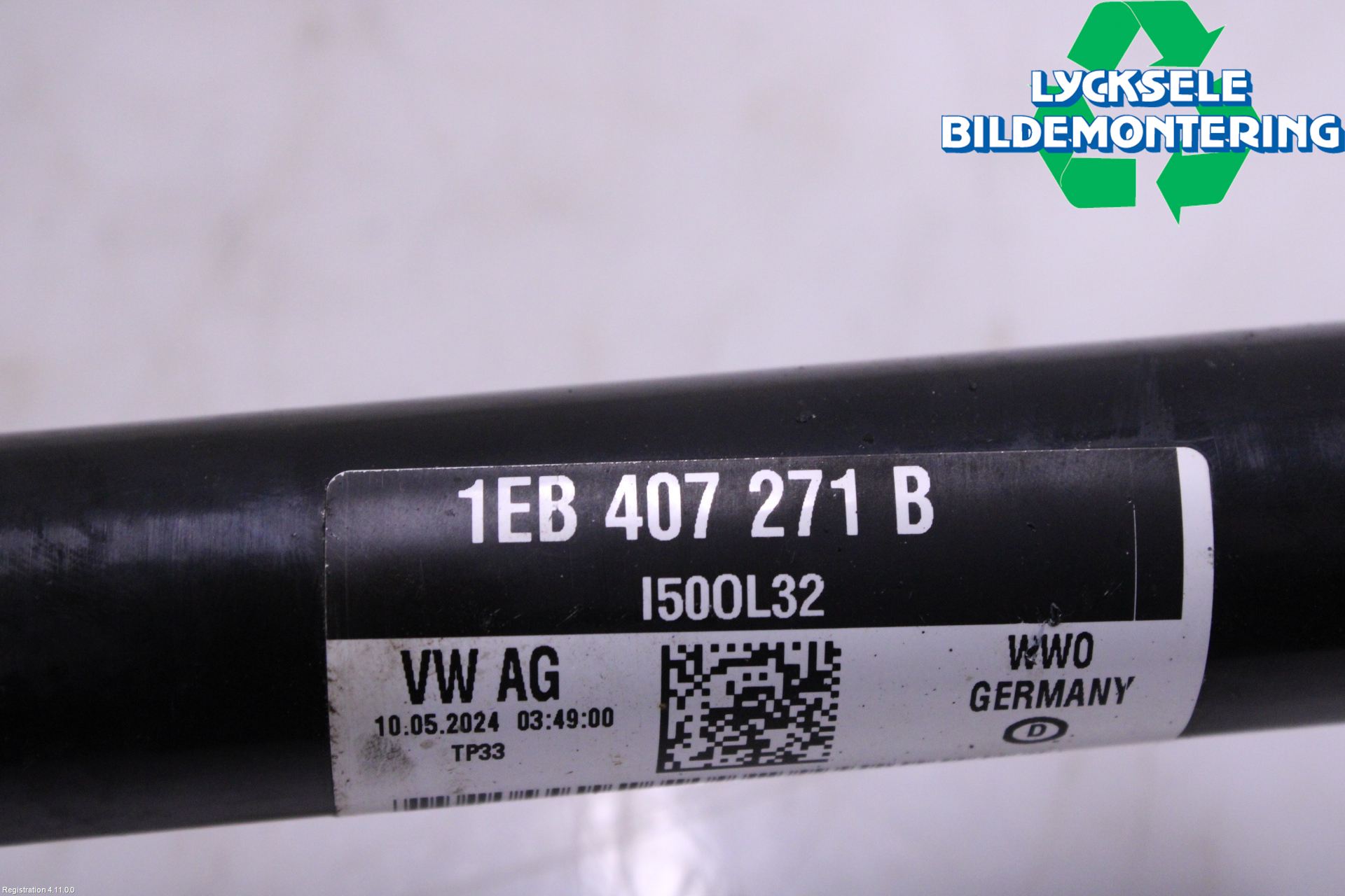 Audi Q4 E-TRON FZ 22- Drivaxel Fram Vänster