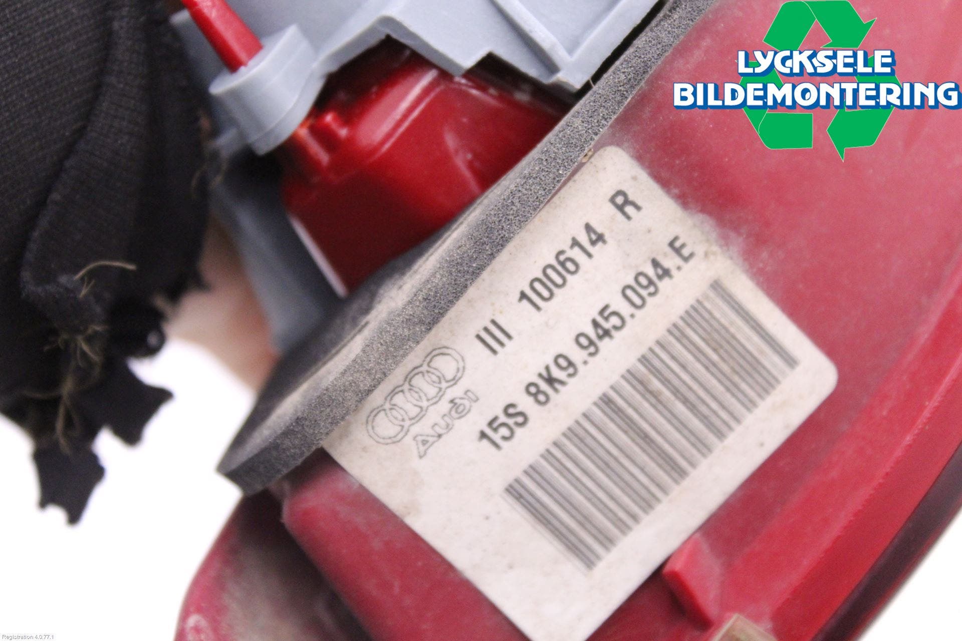 Audi A4 12-15 Bakljus Lucka Hö