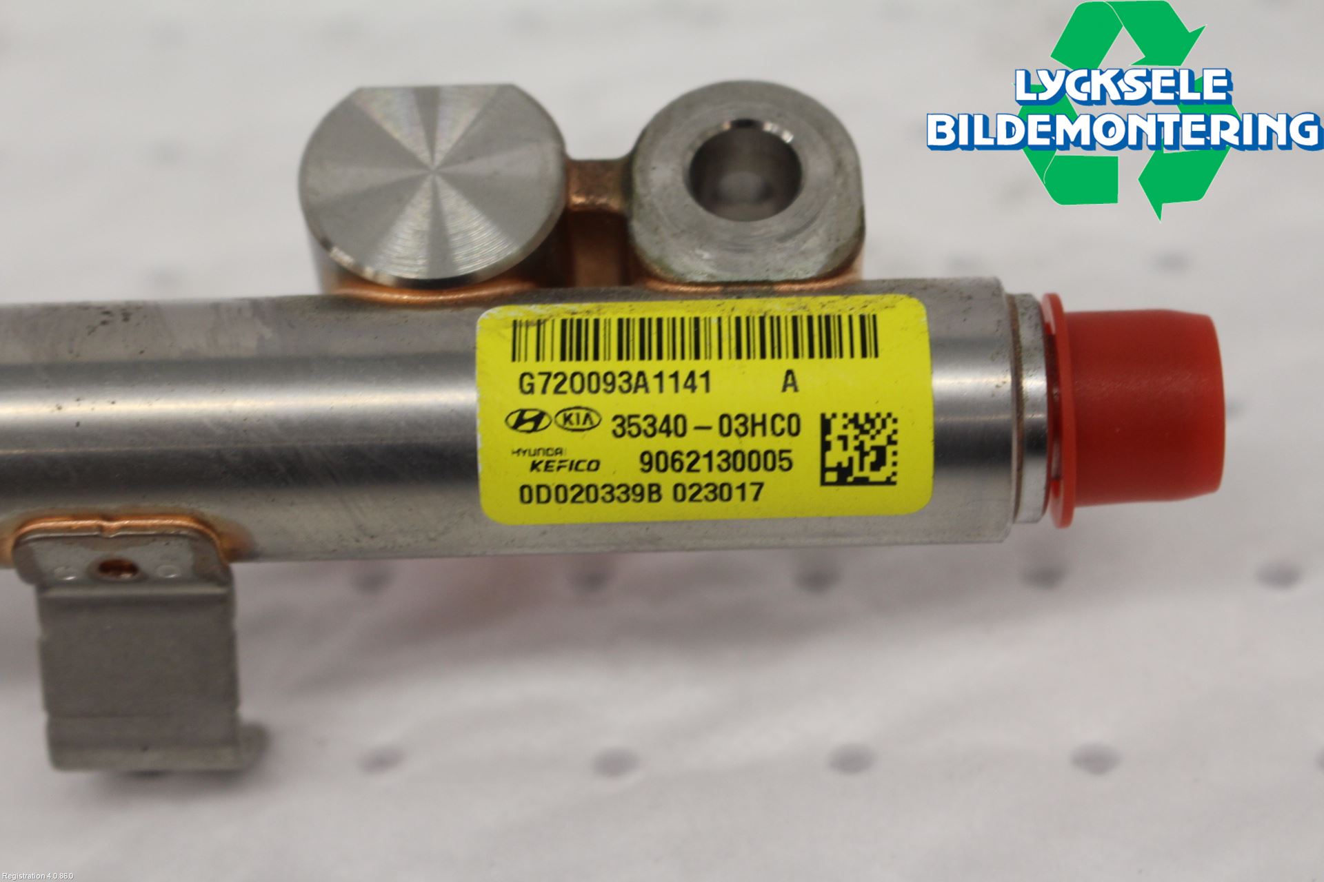 Kia NIRO (DE) 17-22 Inj. Fuelrail