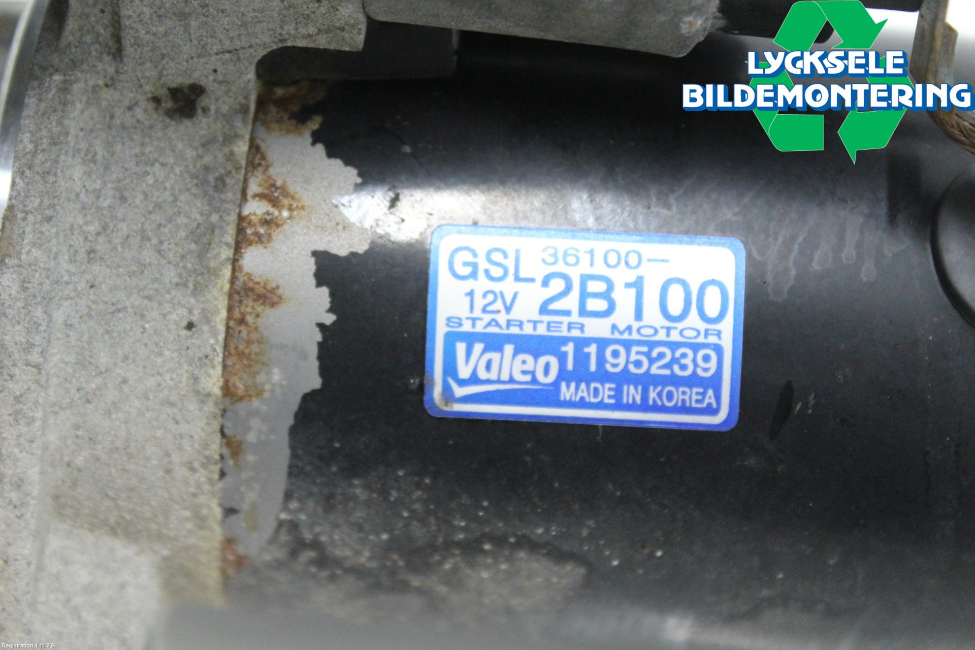 Hyundai i20 PB 09-14 Startmotor