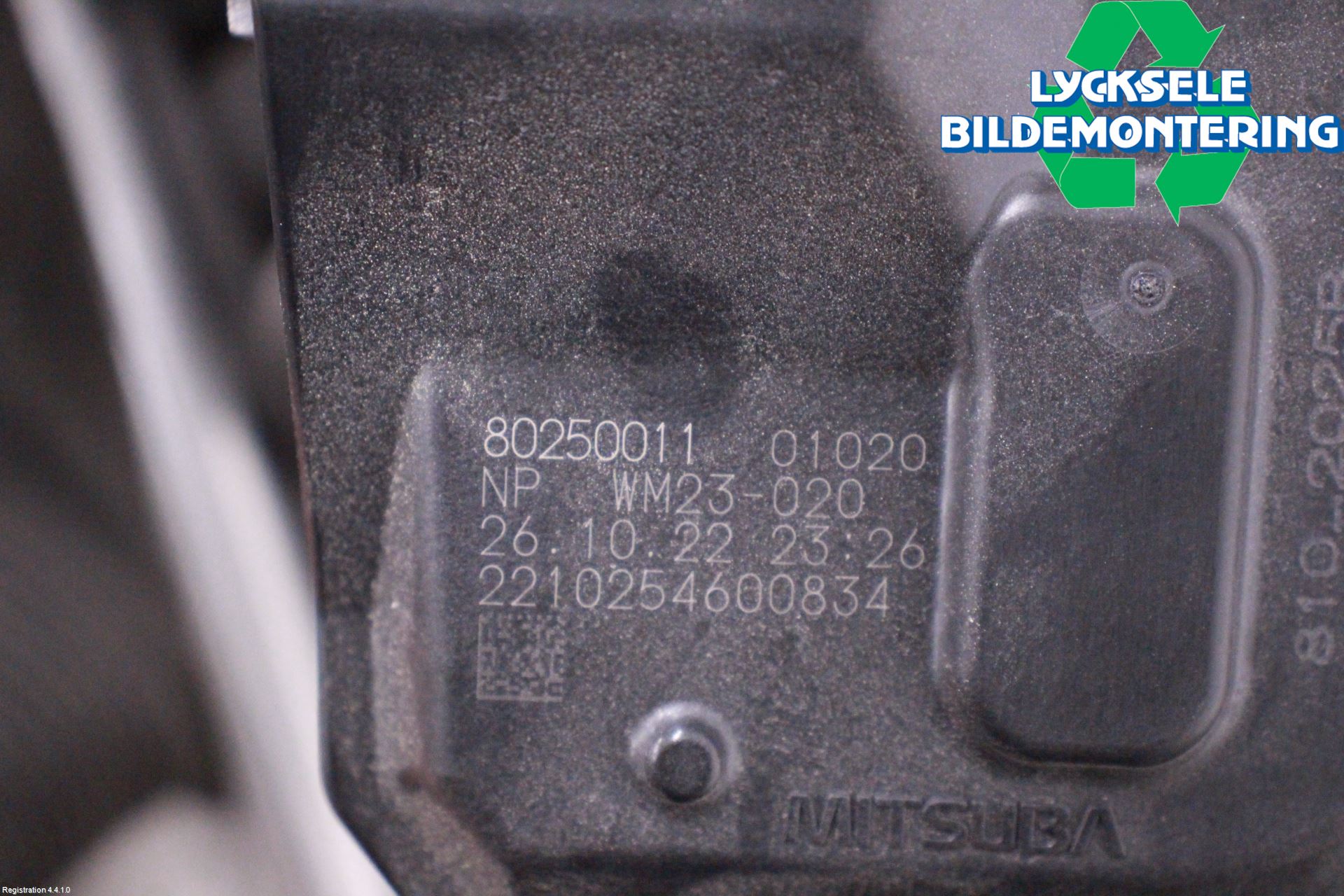 Mazda CX-60 22- Torkarmekanism Vindruta