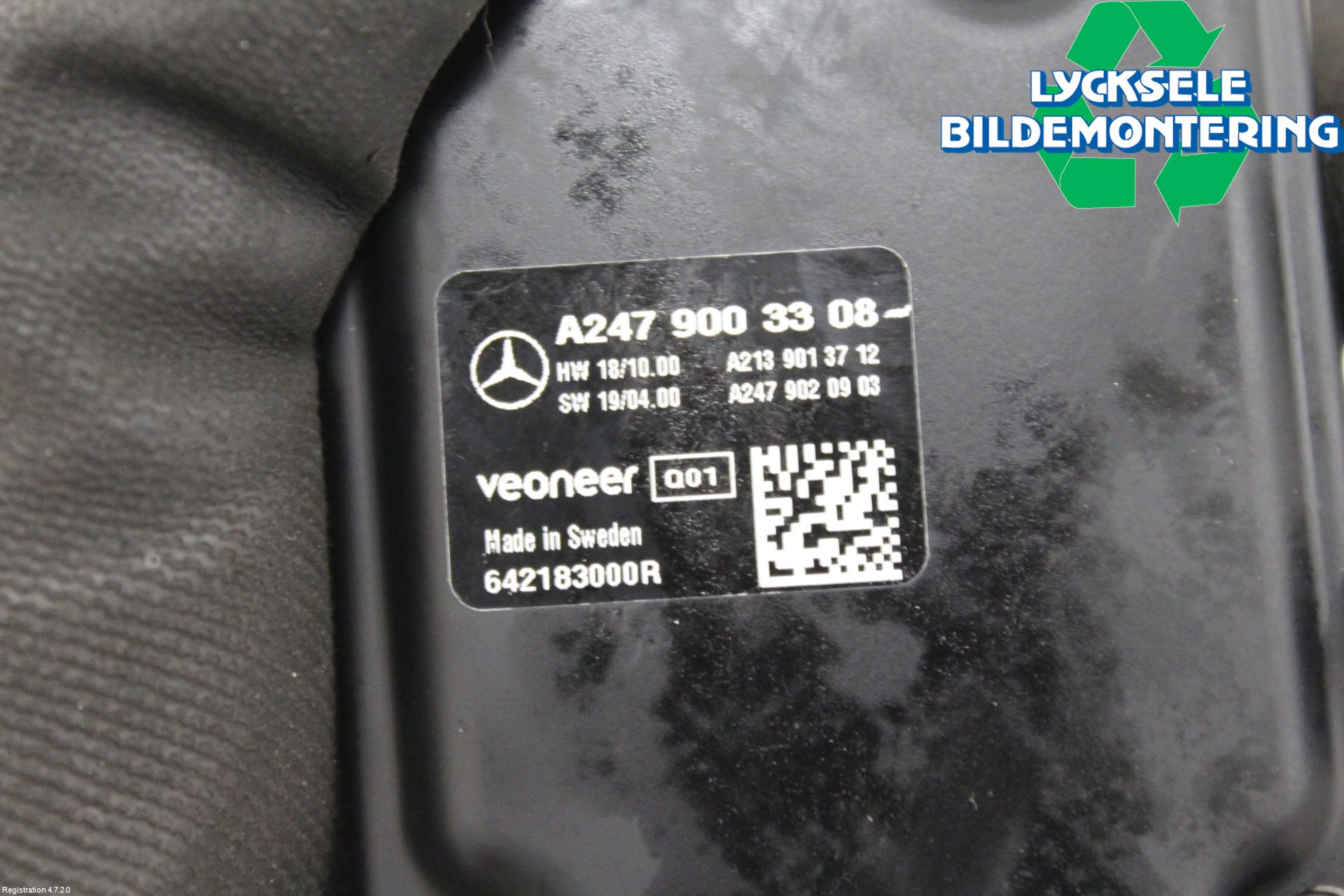 Mercedes-Benz MB C-KLASS (W205) 14-21 Parkeringshjälp Kamera