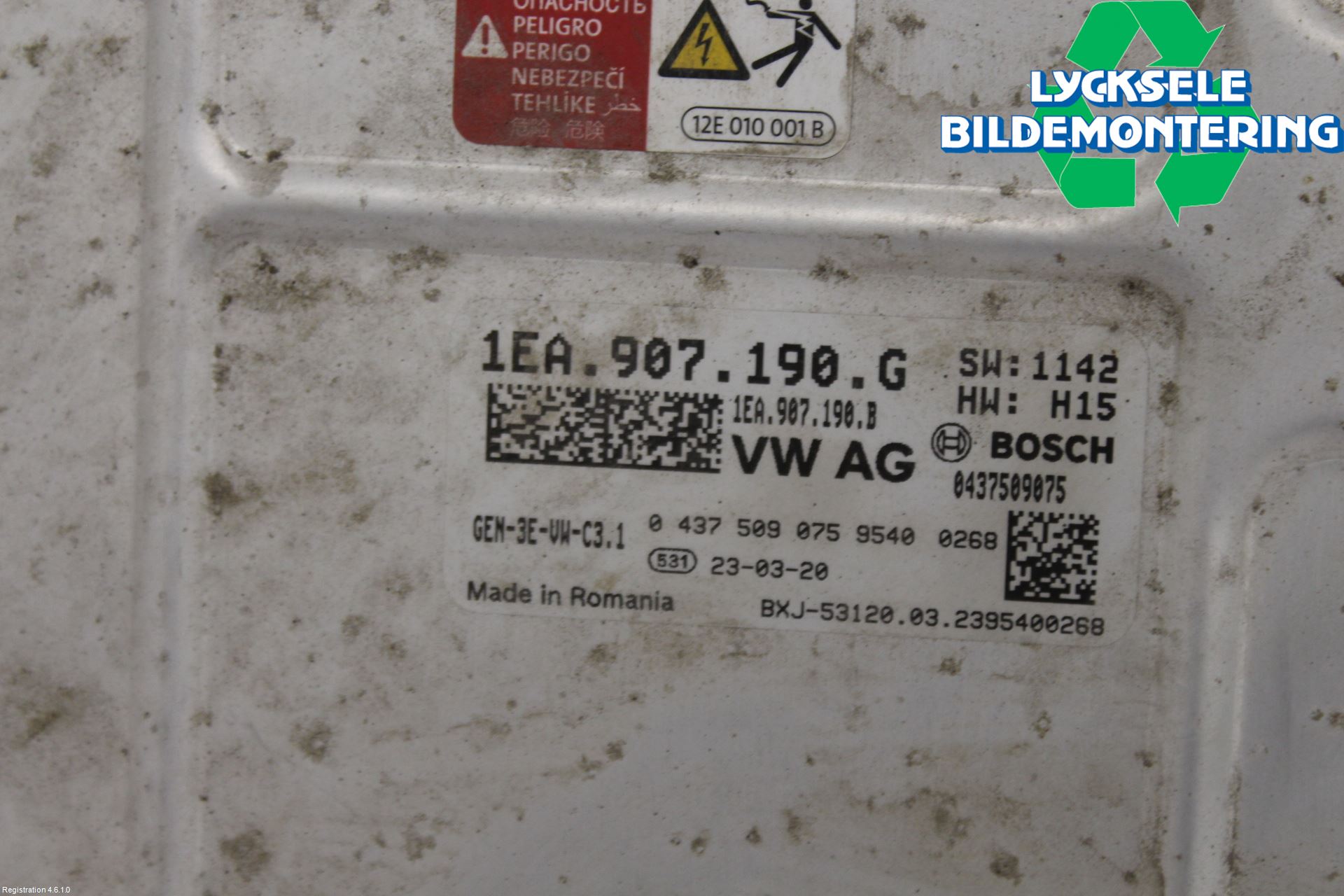 Volkswagen VW ID.3 21- Dc-Cd Omvandlare Hybrid