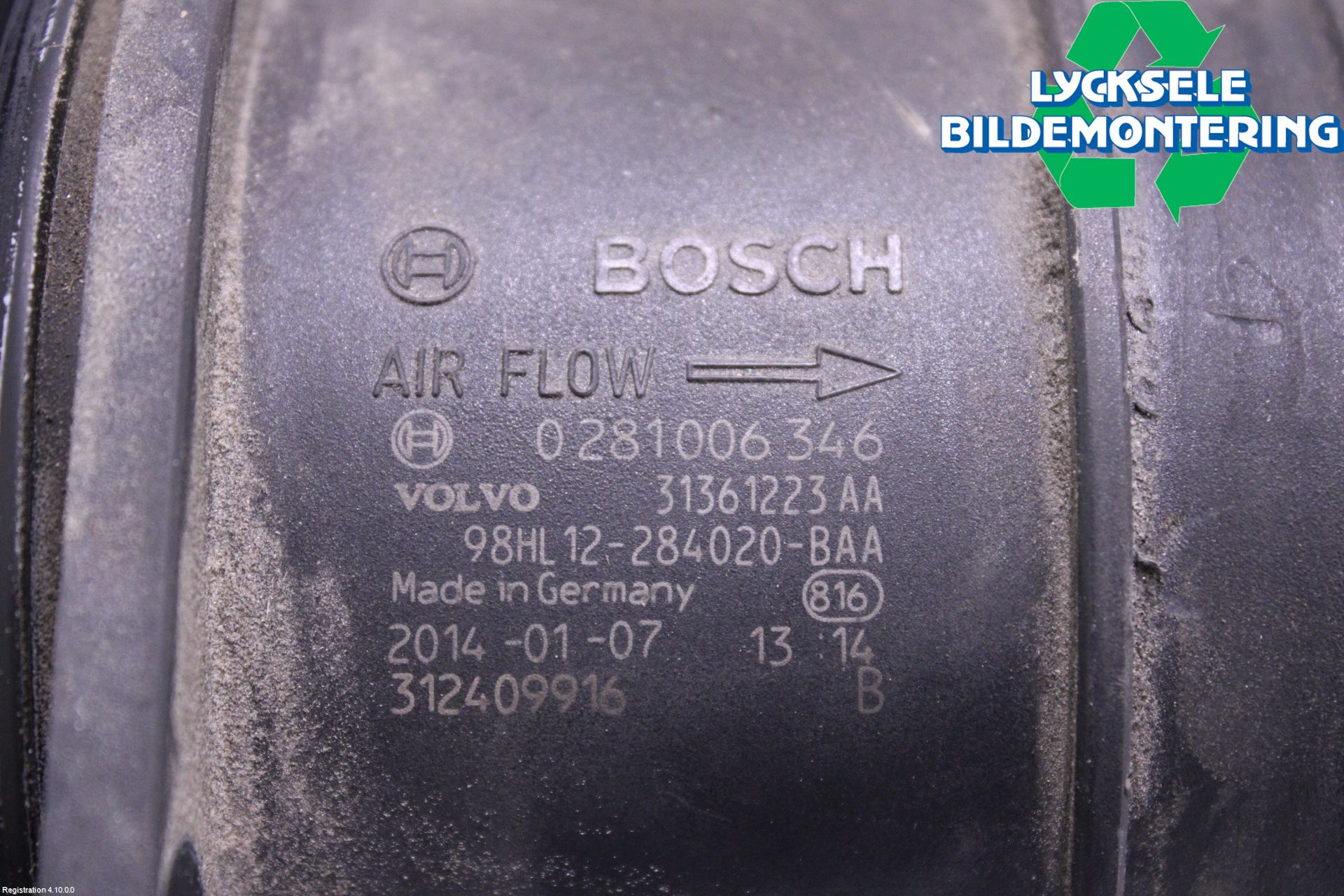 Volvo XC70 14-16 Injluftmassamätare