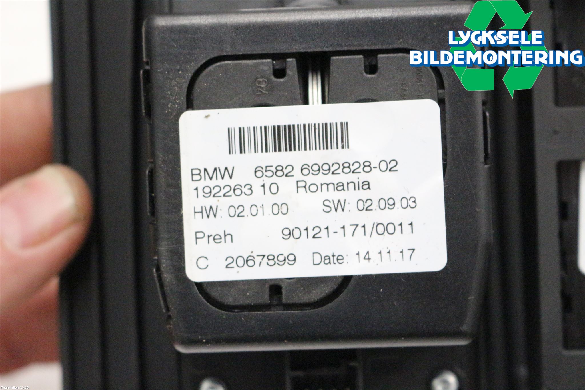 BMW i3 I01 13-22 Strömställare Multifunktion