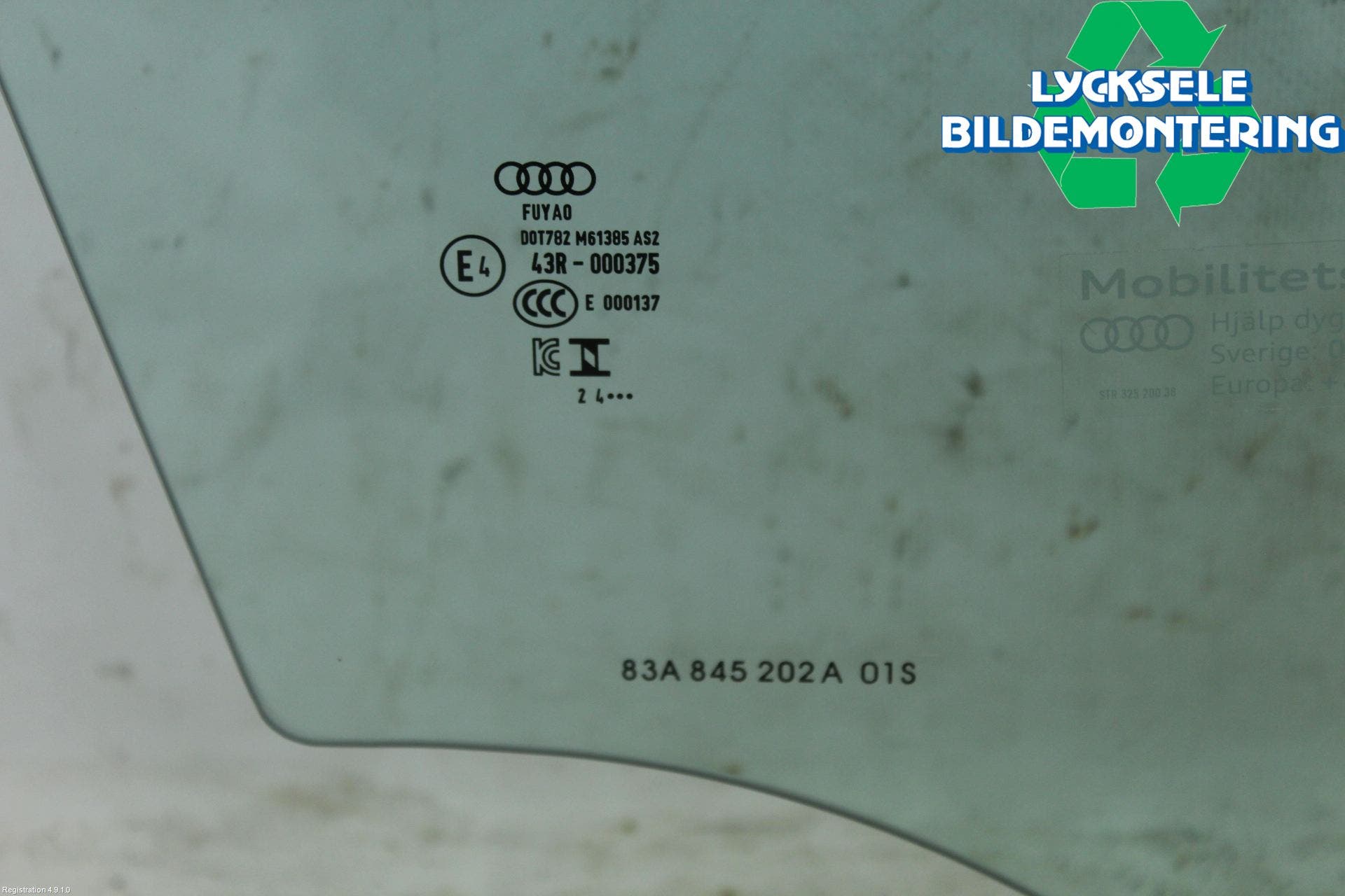 Audi Q3 F3 19- Dörruta Fram Höger