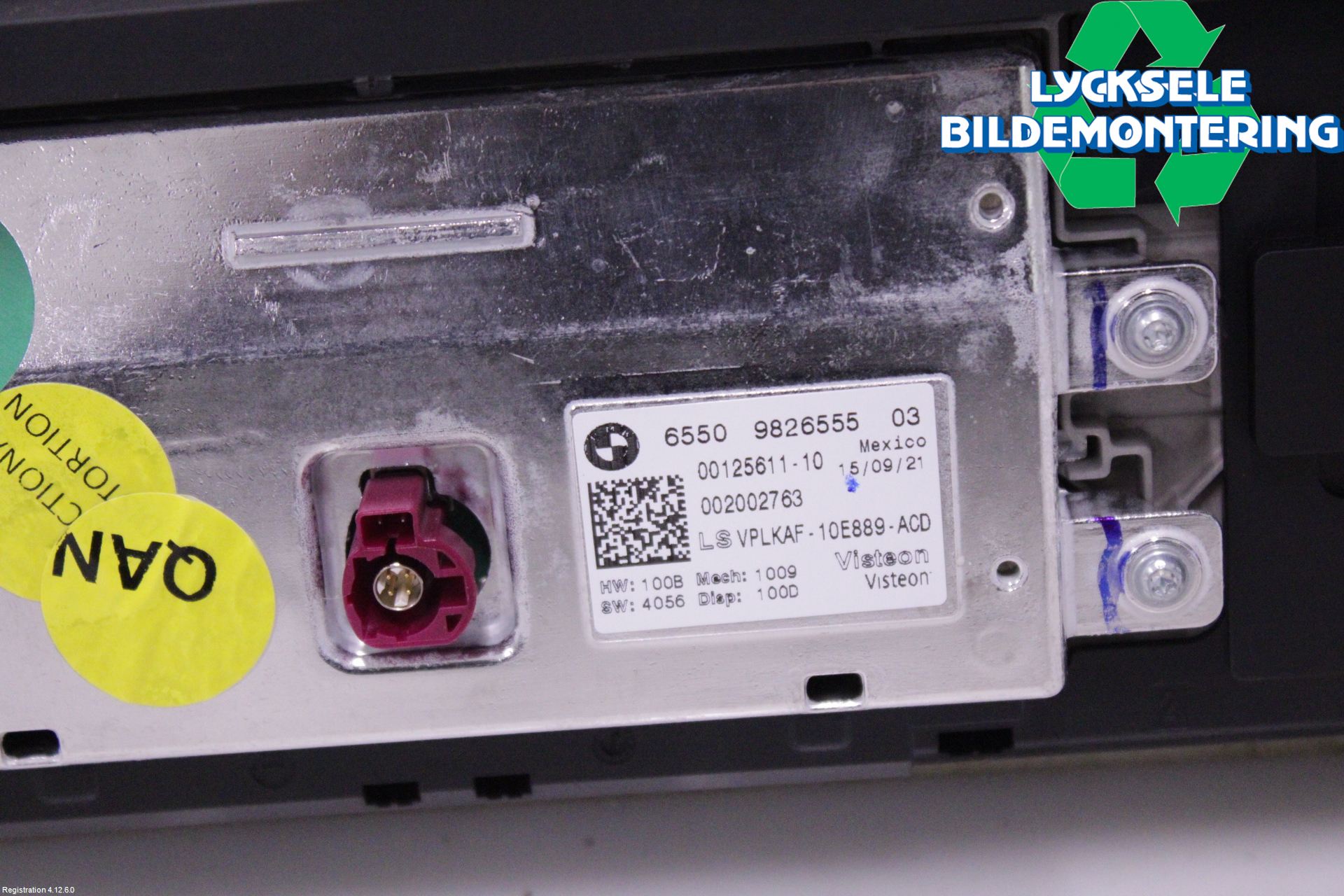 BMW 3 G20/G21/G80/G81 19- Bildskärm