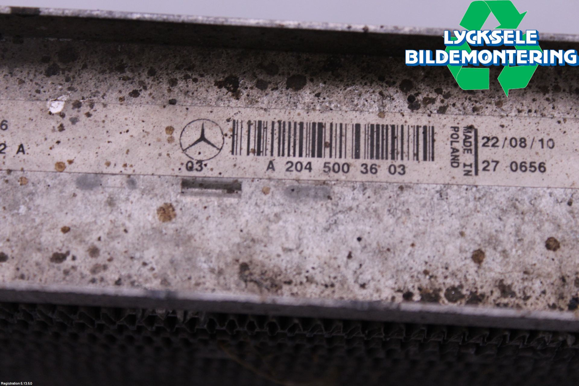 Mercedes-Benz MB E-KLASS (W212) 09-16 Kylare Aut