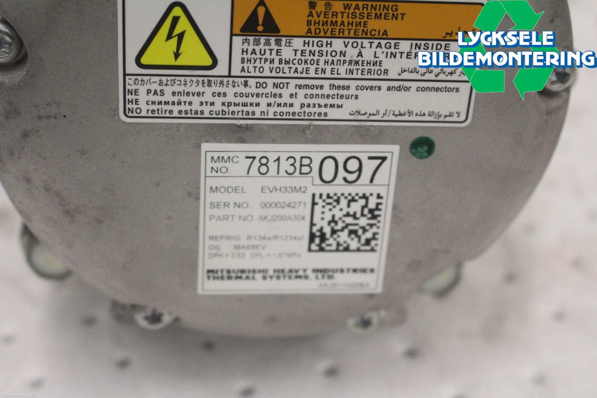 Mitsubishi OUTLANDER 13-21 Ac Kompressor