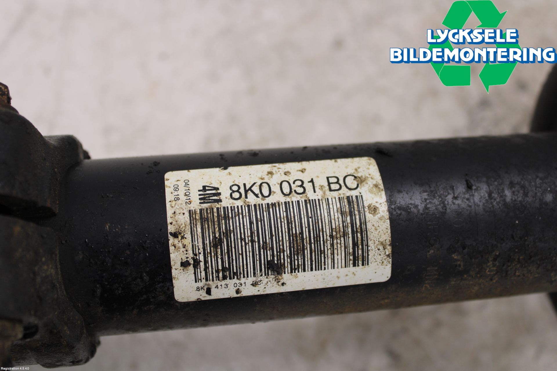 Audi A4 ALLROAD 09-16 Fjäderben Fram Vänster