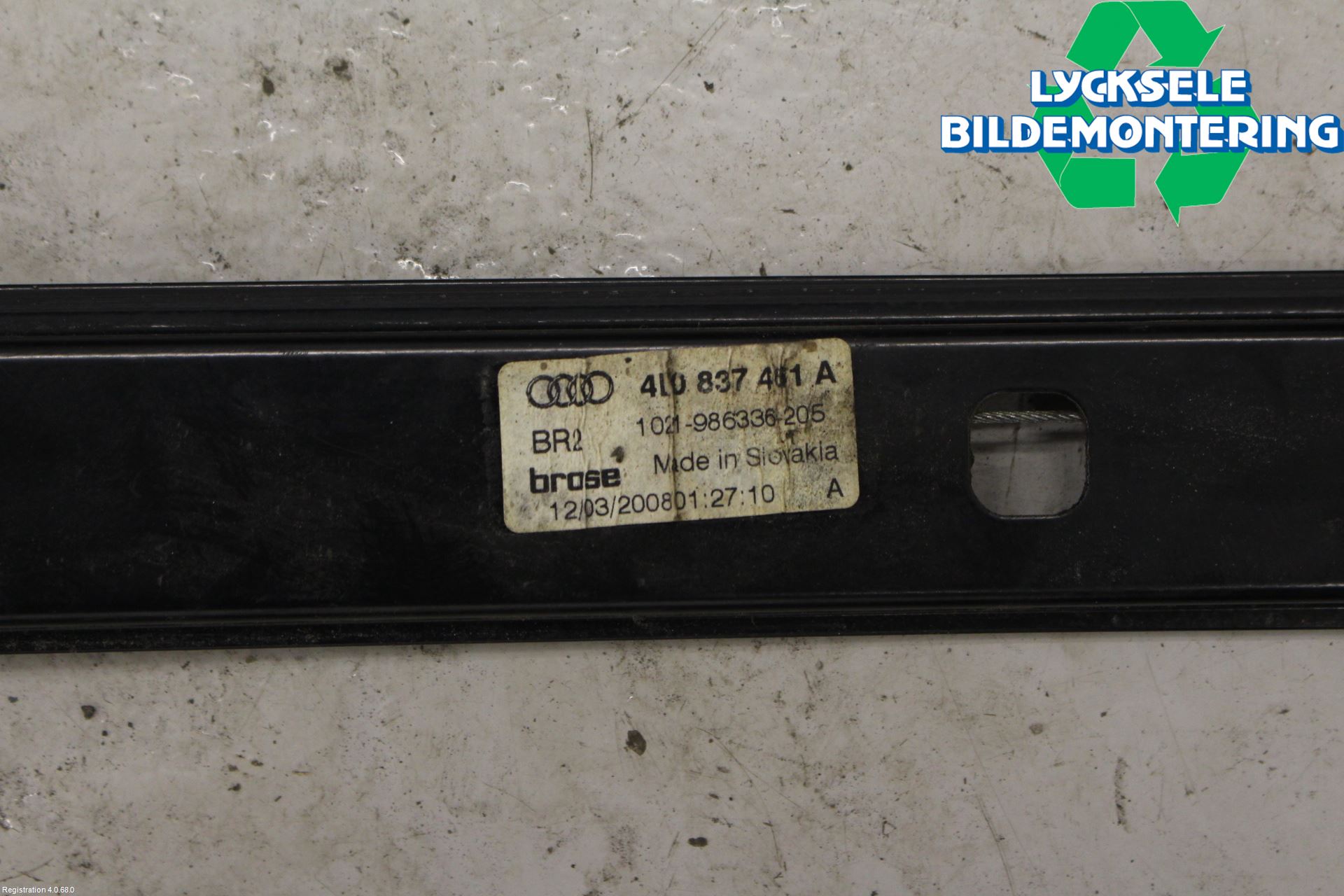 Audi Q7/SQ7 Fönsterhissmekanism