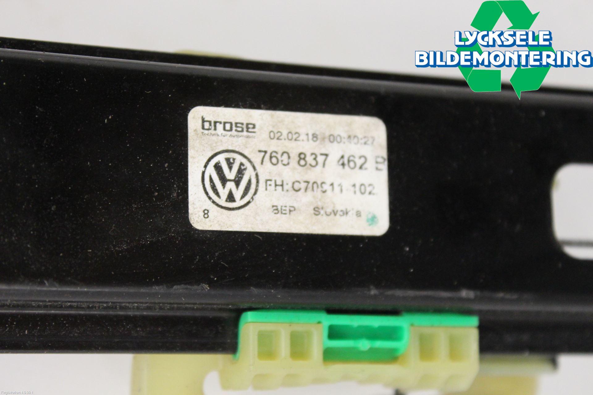 Volkswagen VW TOUAREG CR 18- Fönsterhissmekanism