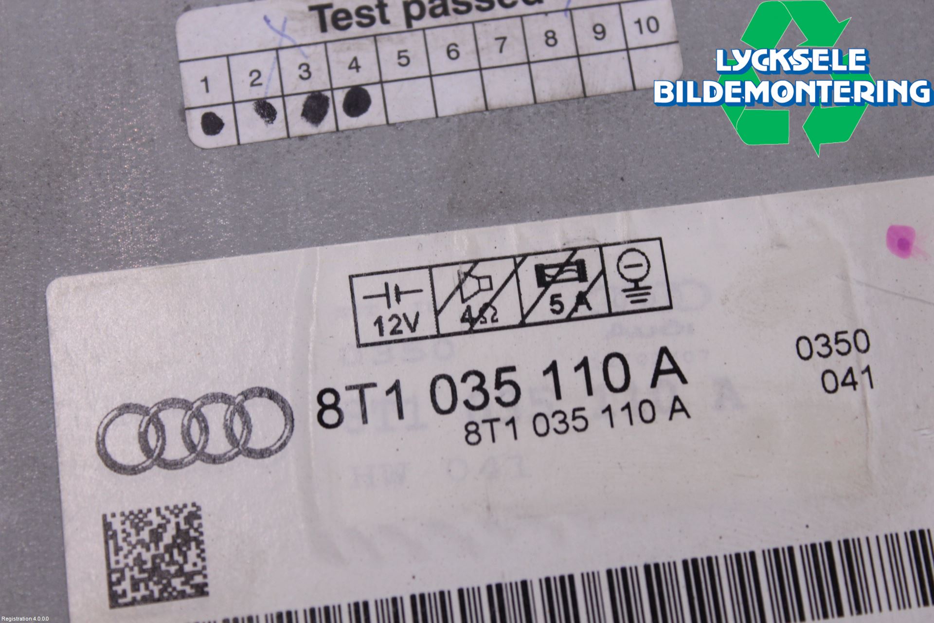 Audi A5 07-16 Cd Växlare