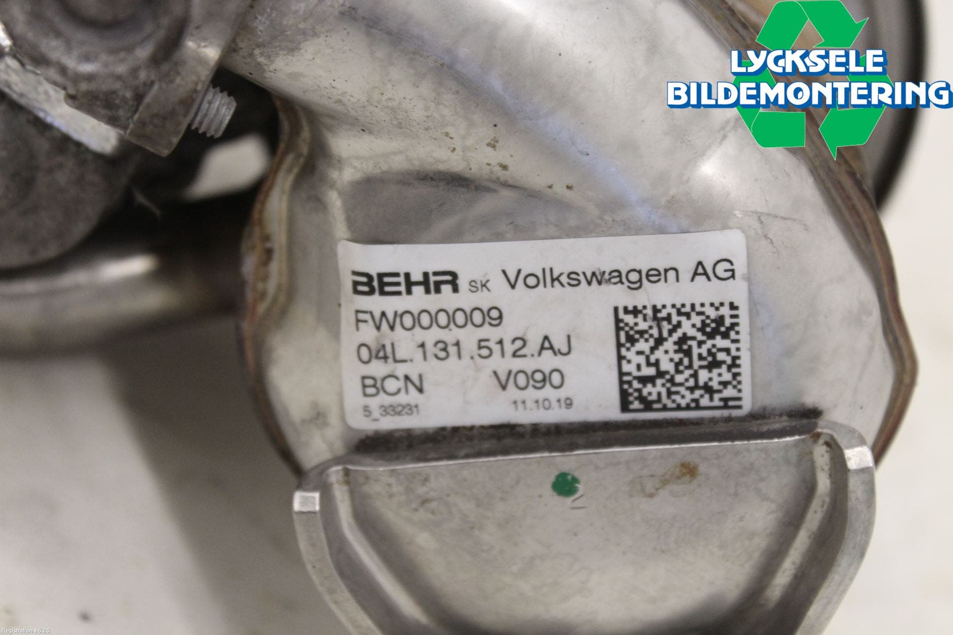 Volkswagen VW CADDY 16-20 Avgaskylare