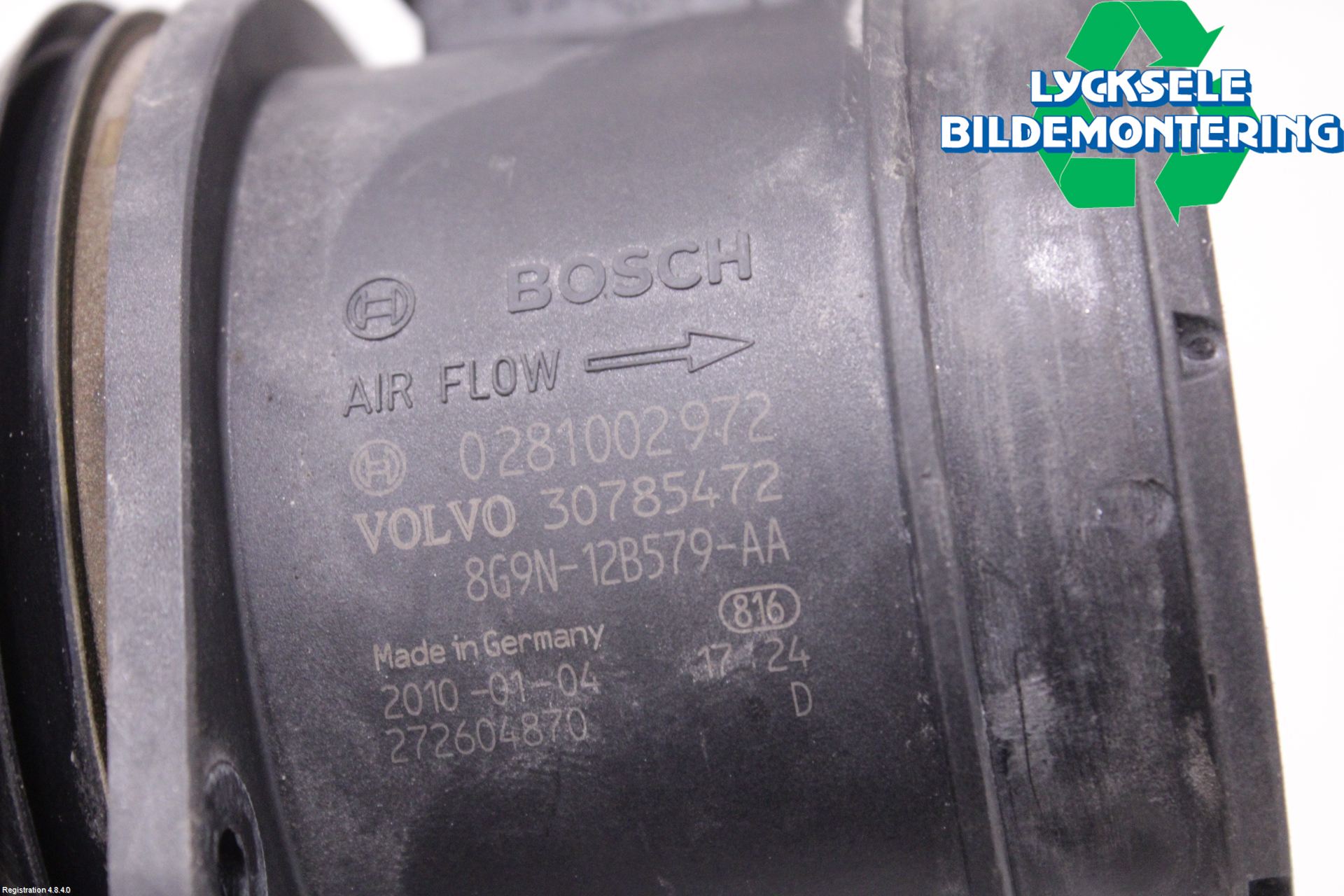 Volvo XC70 08-13 Injluftmassamätare