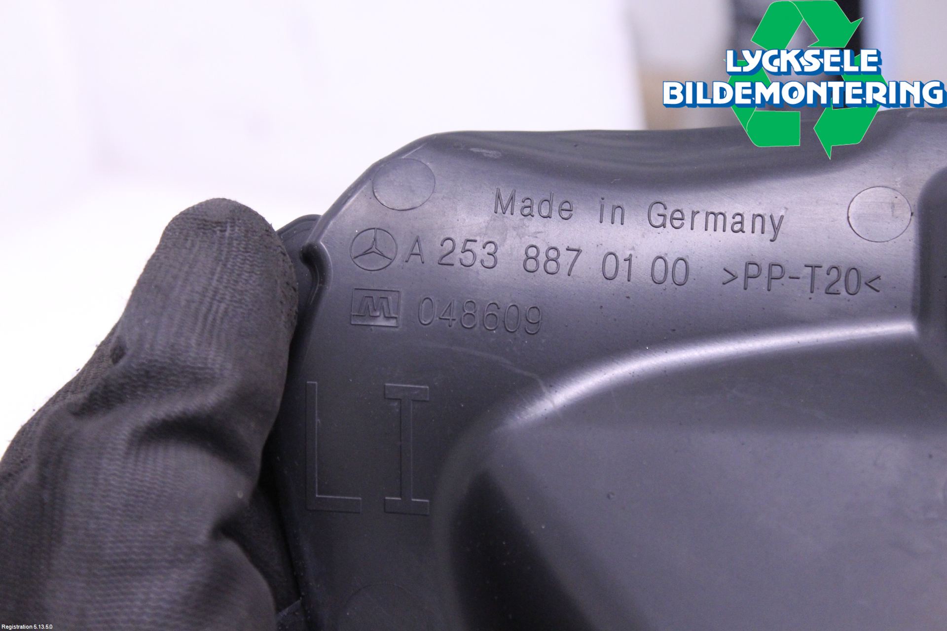 Mercedes-Benz MB GLC-KLASS (X253/C253) 15-22 Deflektor Plåt-Plast Kylning