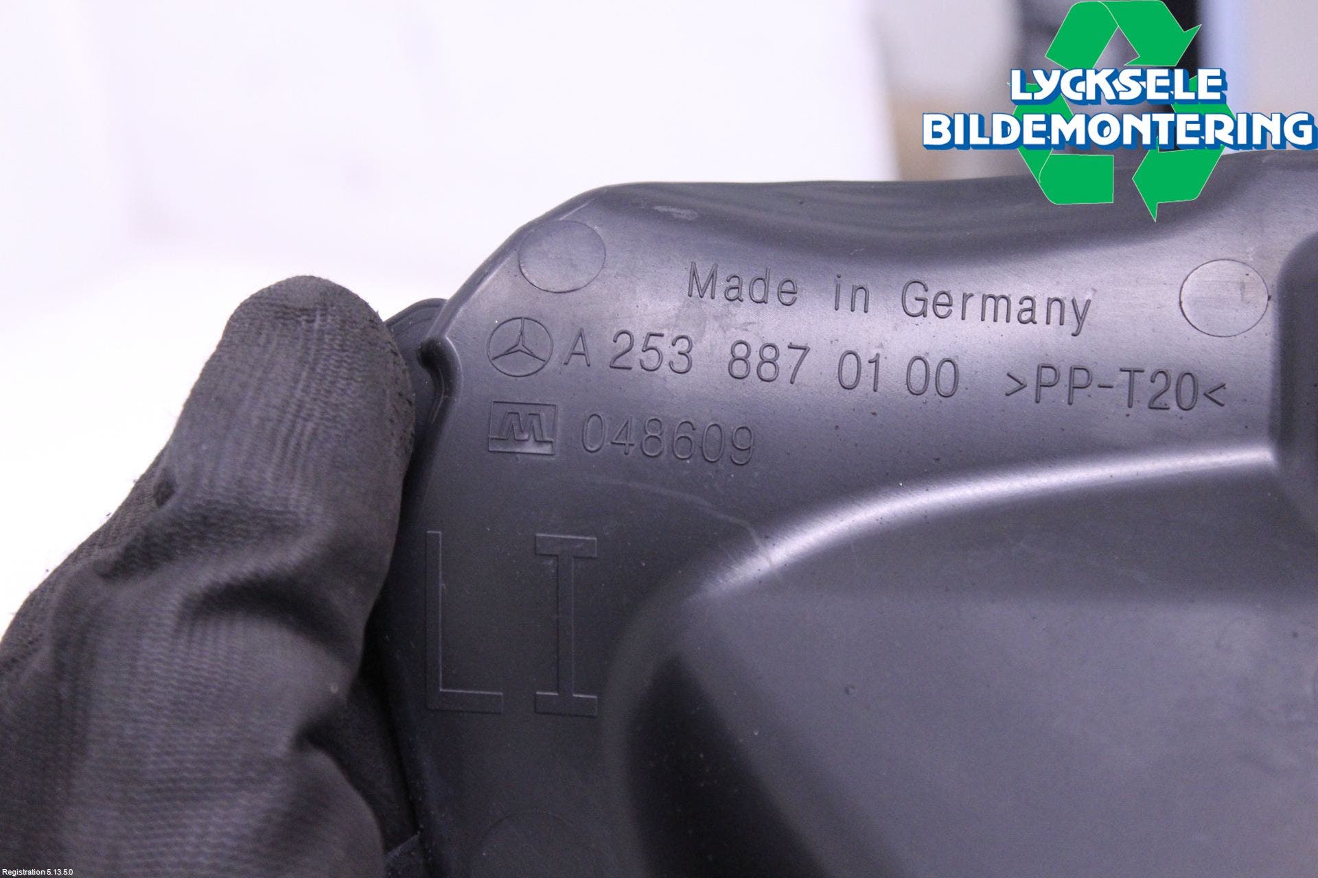 Mercedes-Benz MB GLC-KLASS (X253/C253) 15-22 Deflektor Plåt-Plast Kylning
