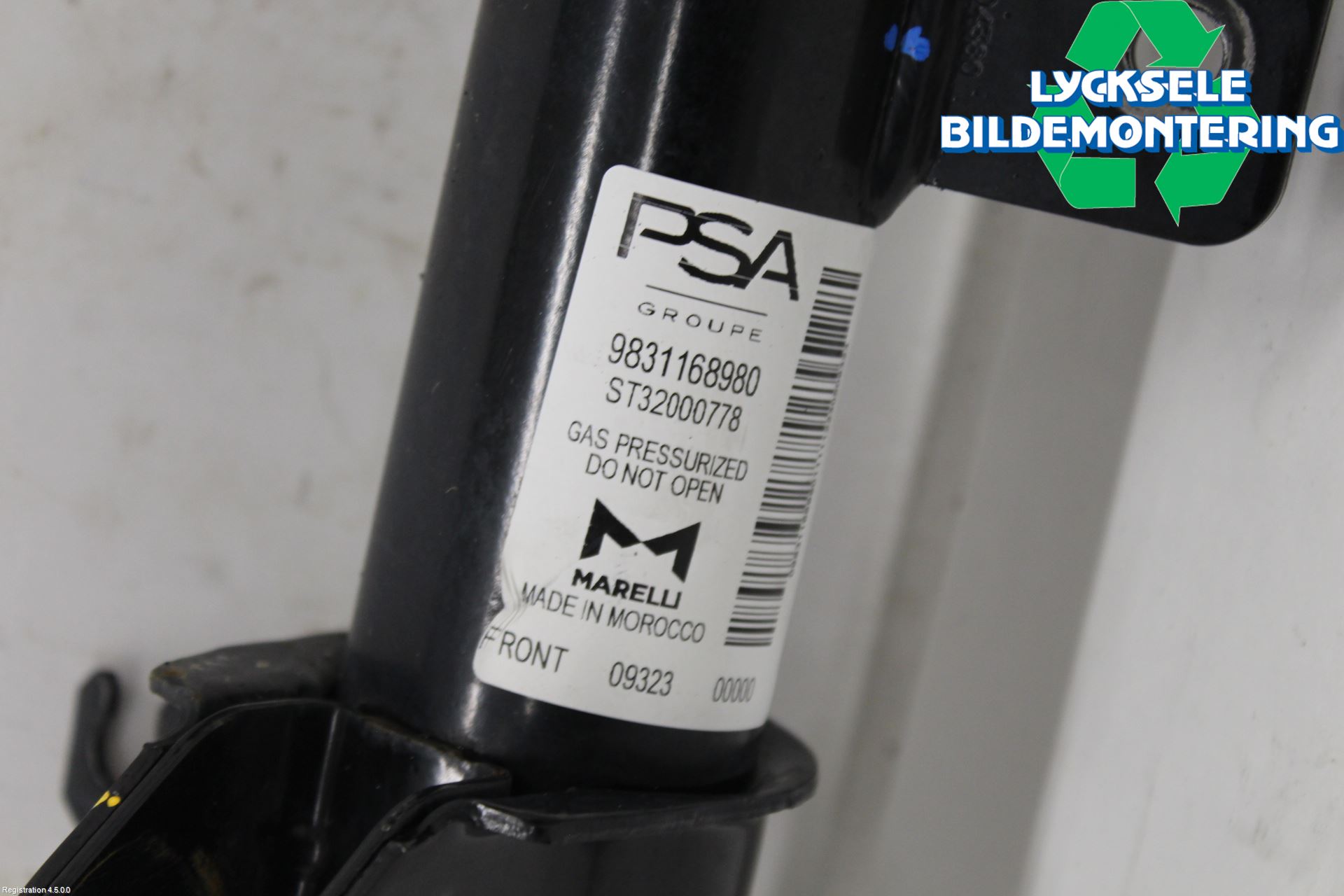 Peugeot 208/E-208 20- Fjäderben Fram Höger