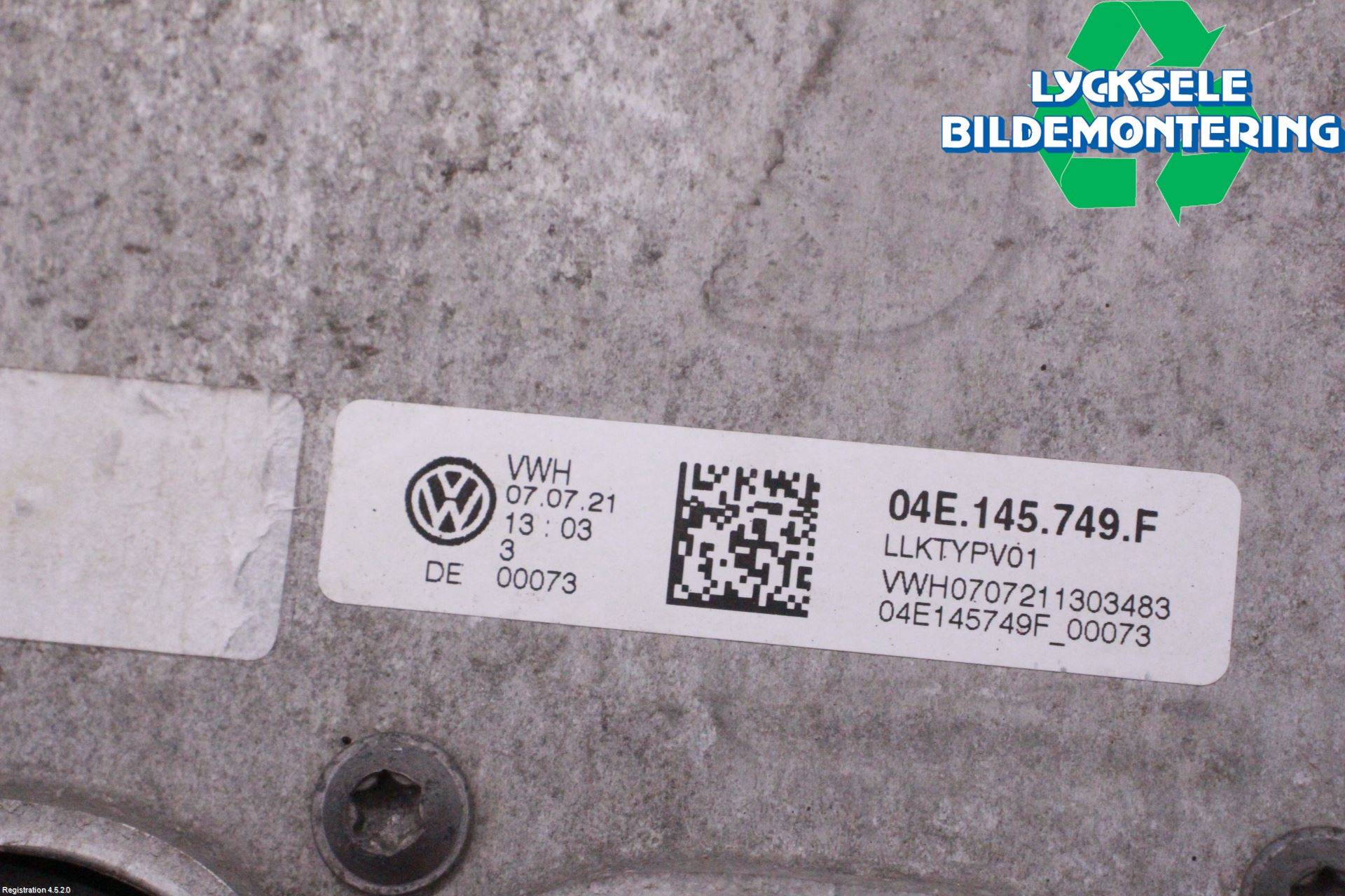 Volkswagen VW PASSAT 20-24 Grenrör Insug