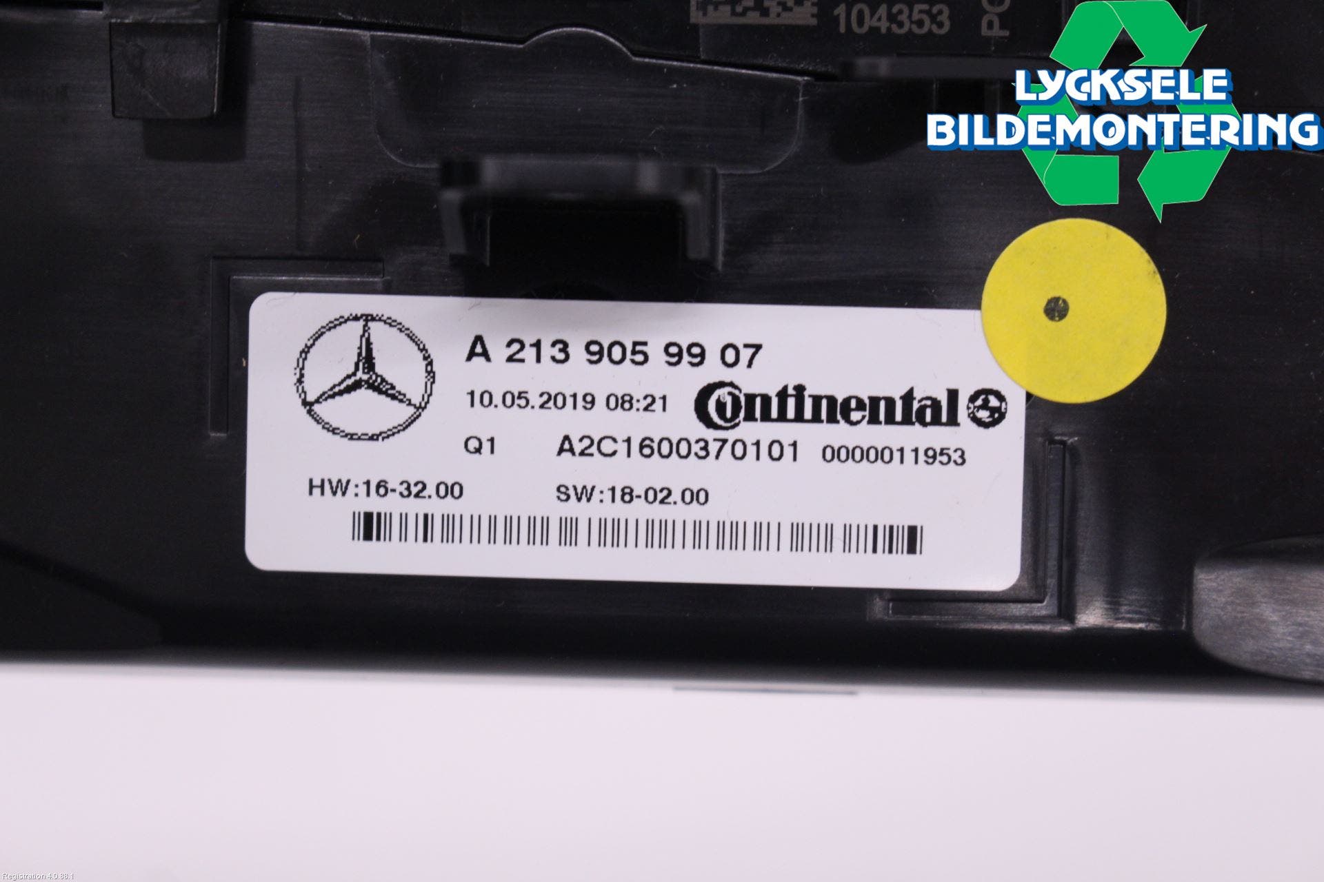 Mercedes-Benz MB E-KLASS (W213) 16-23 Ac Styrenhet Ac Manöveren