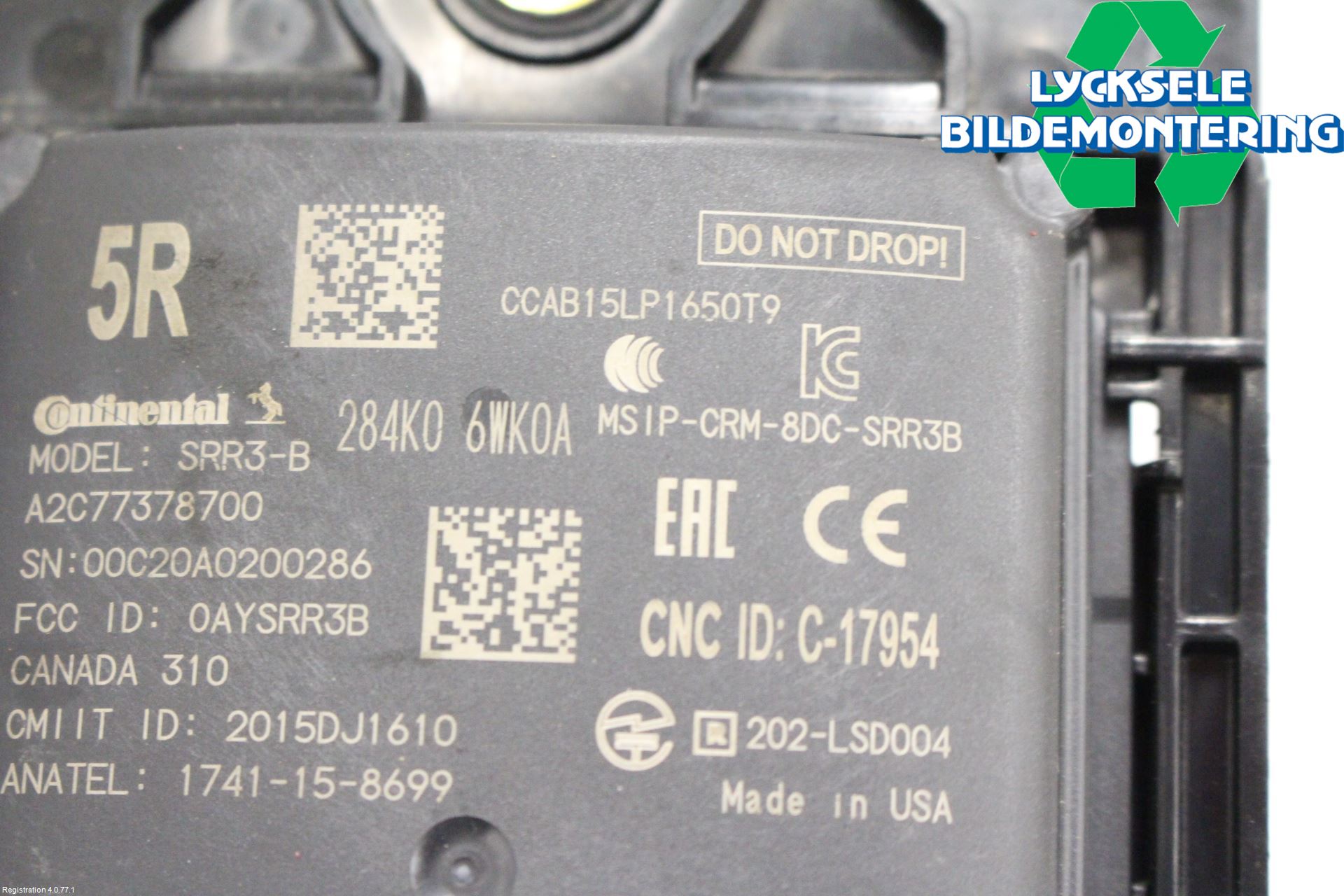 Nissan LEAF 18- Sensor Aktivt Kollisionsskydd