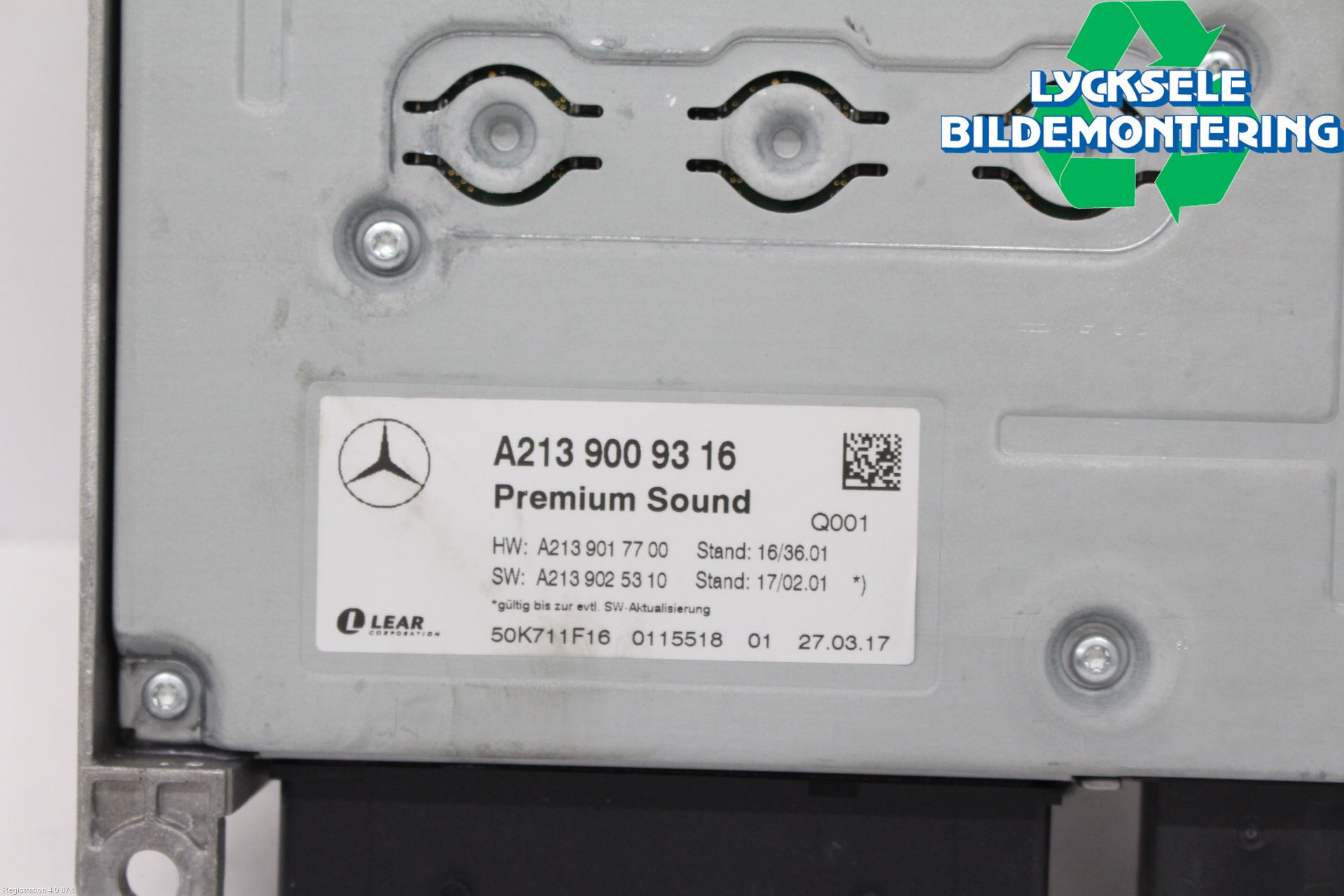 Mercedes-Benz MB E-KLASS (W213) 16-23 Radio Övrigt