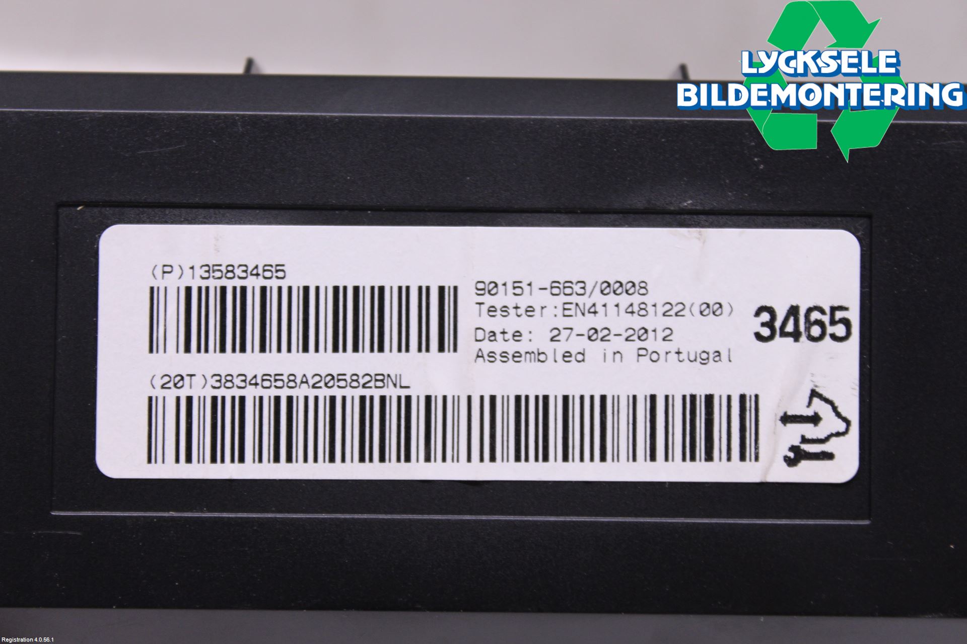 Opel ASTRA J 10-15 Styrenhet CupEvärme