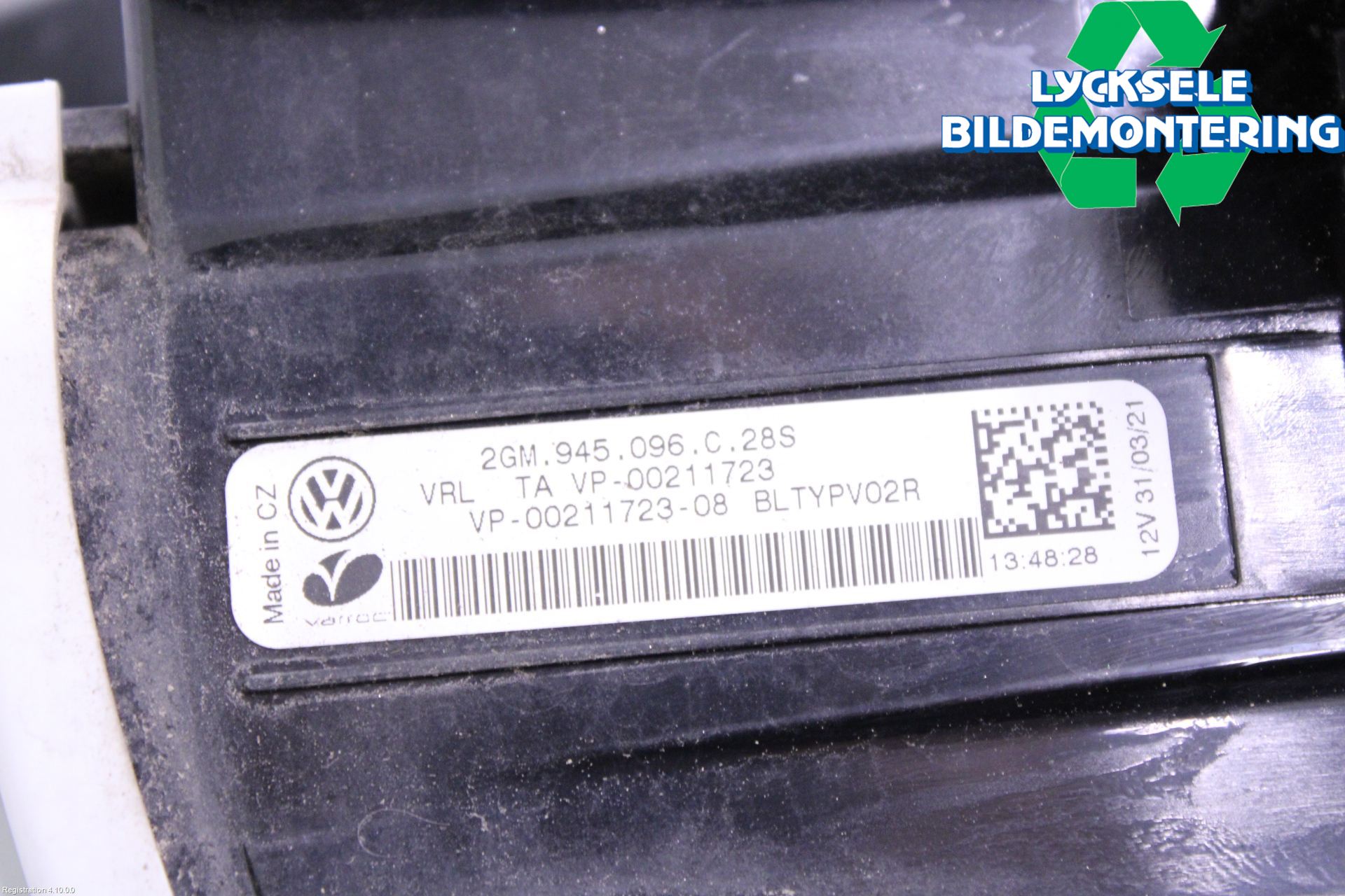Volkswagen VW T-CROSS 19- Bakljus Höger