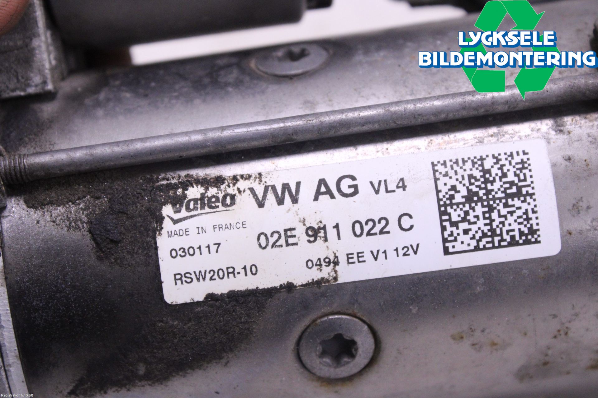 Volkswagen VW TIGUAN 16-24 Startmotor Diesel
