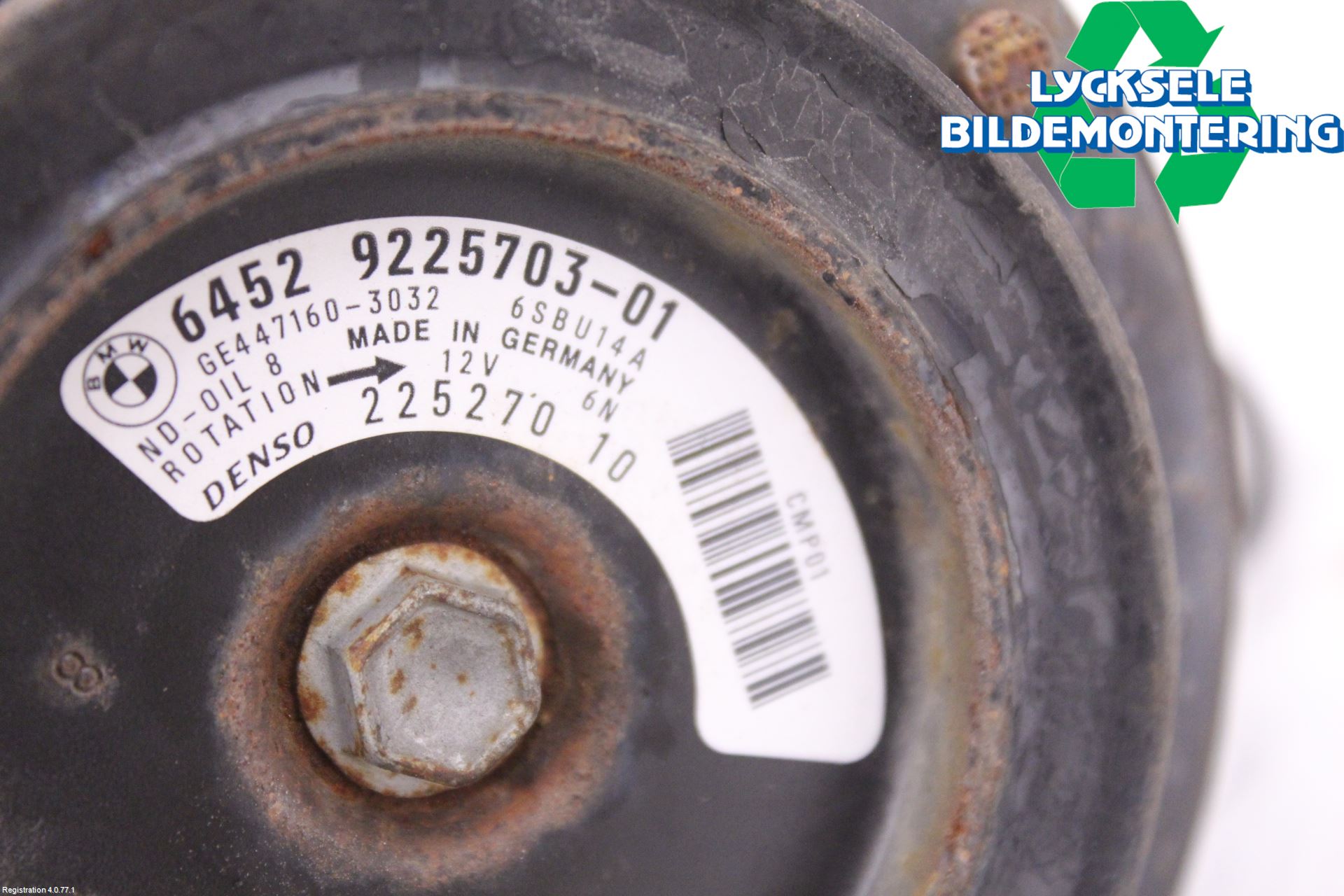 BMW 3 E90/91 SED/TOU 05-12 Ac Kompressor