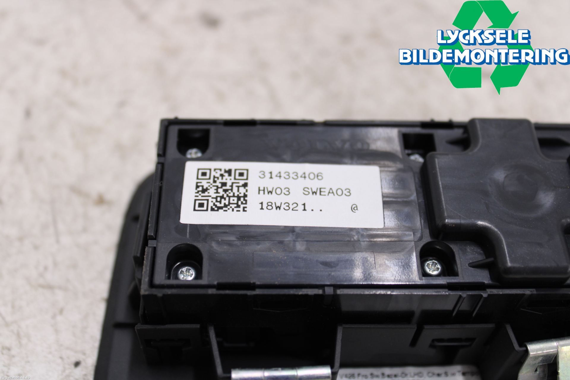 Volvo V60 19- Strömställare Elhiss