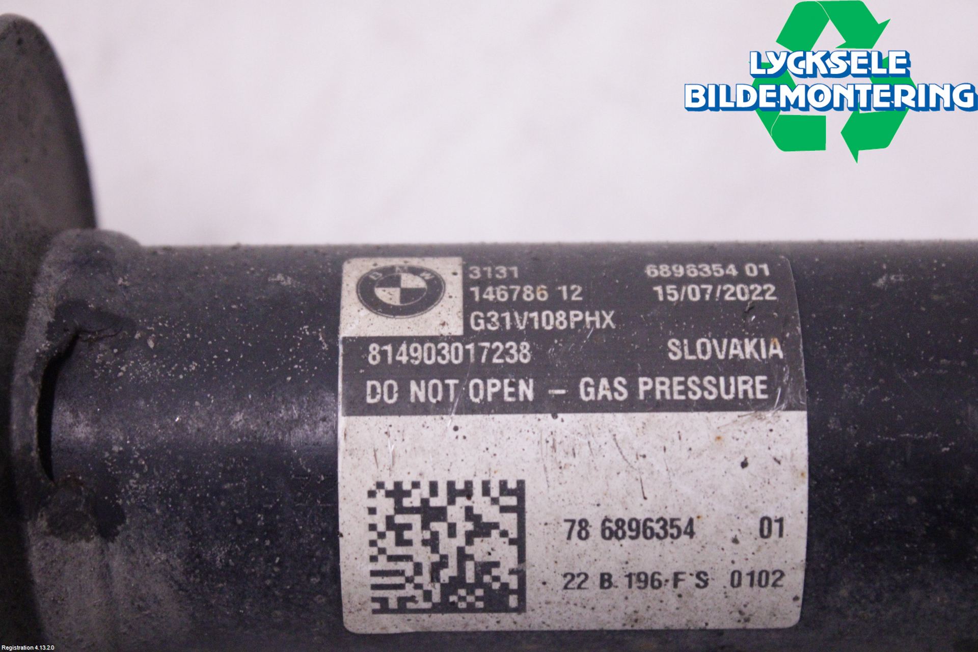 BMW 5 G30/G31/F90 17-23 Fjäderben Fram Höger