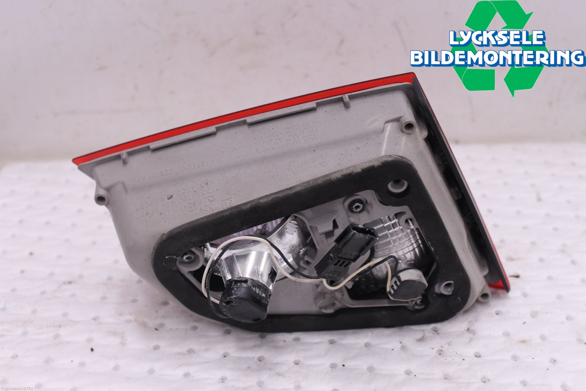 Opel ASTRA J 10-15 Bakljus Lucka Hö