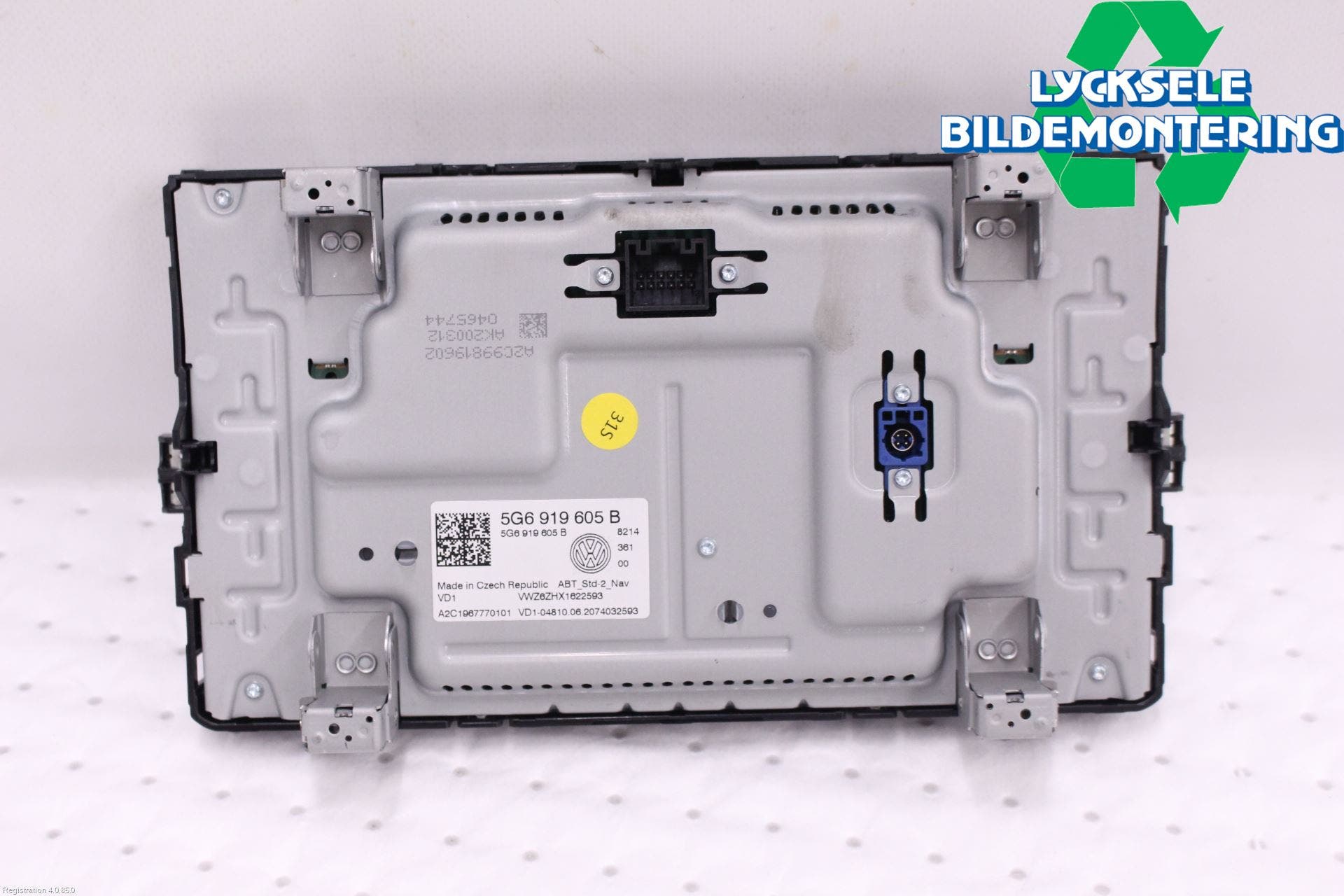 Volkswagen VW T-CROSS 19- Bildskärm