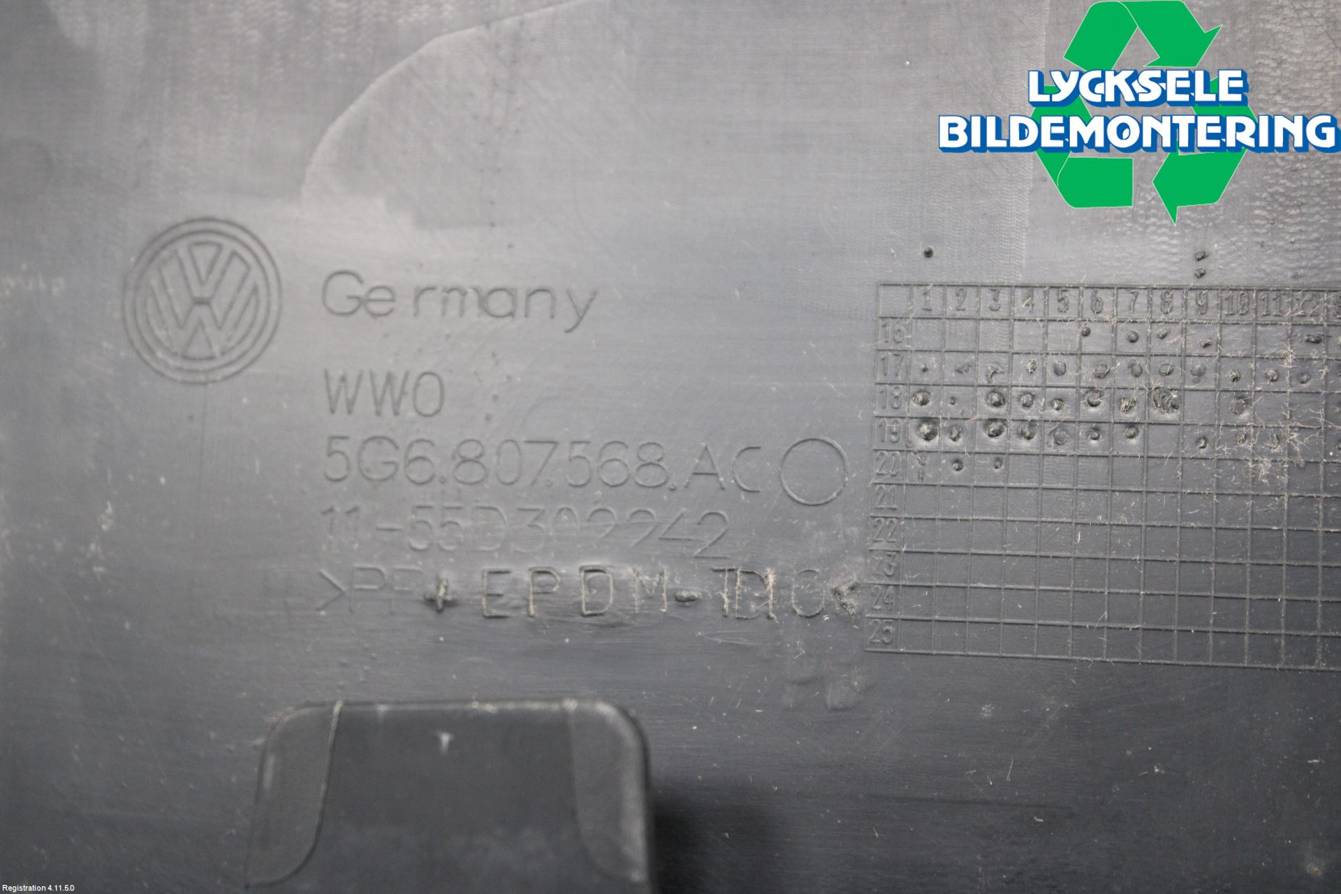 Volkswagen VW GOLF / E-GOLF VII 13-20 Spoiler Bak