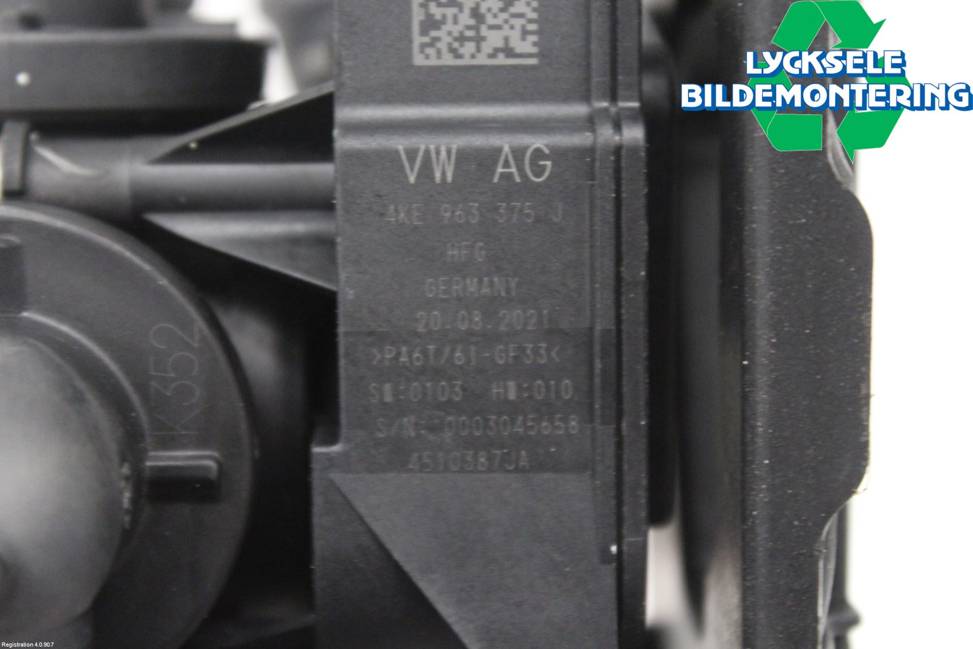 Audi E-TRON, S GE 19- Värmeventil