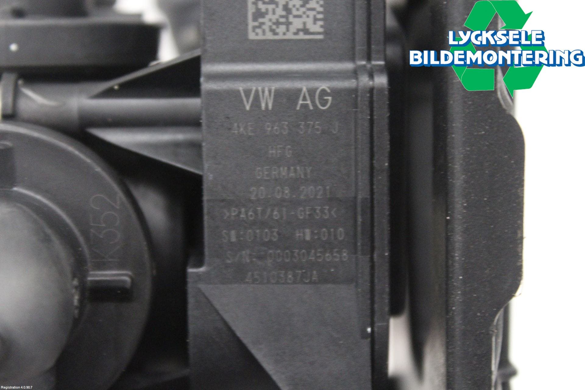 Audi E-TRON, S GE 19- Värmeventil