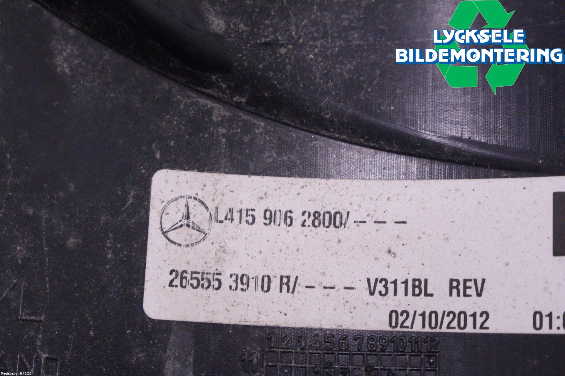 Mercedes-Benz MB CITAN (W415) 13-21 Bakljus Vänster