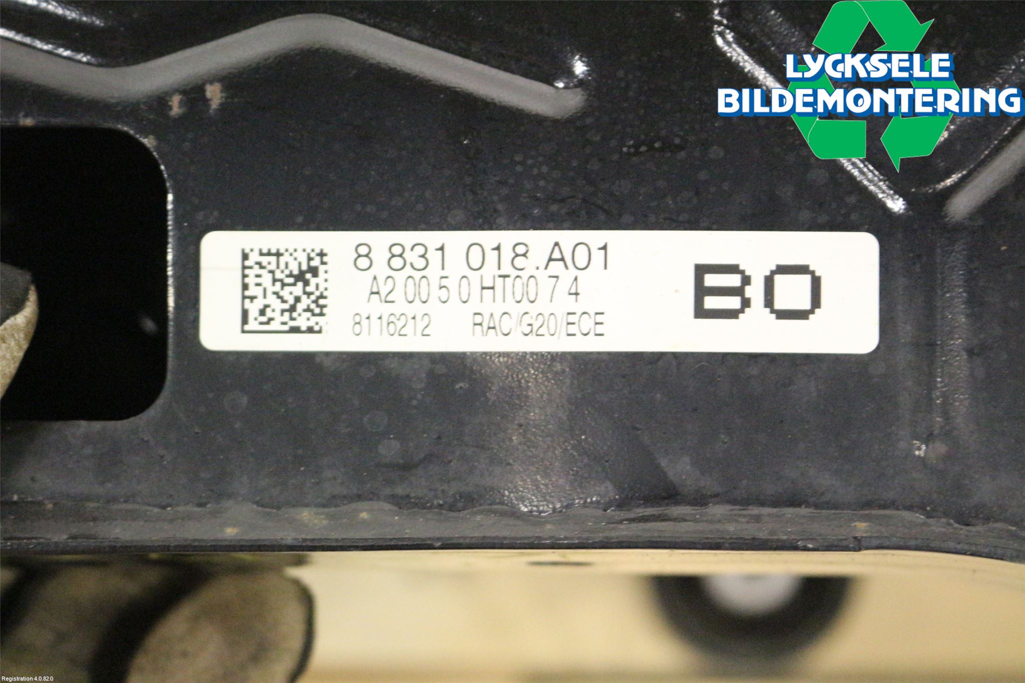 BMW 3 G20/G21/G80/G81 19- Bakaxelbalk