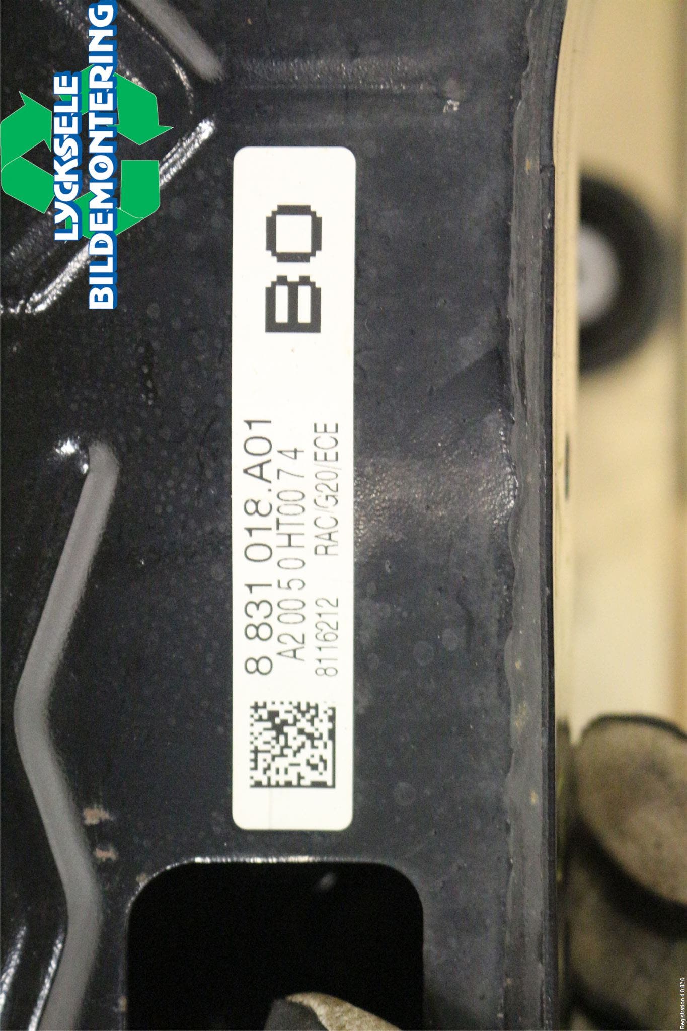 BMW 3 G20/G21/G80/G81 19- Bakaxelbalk